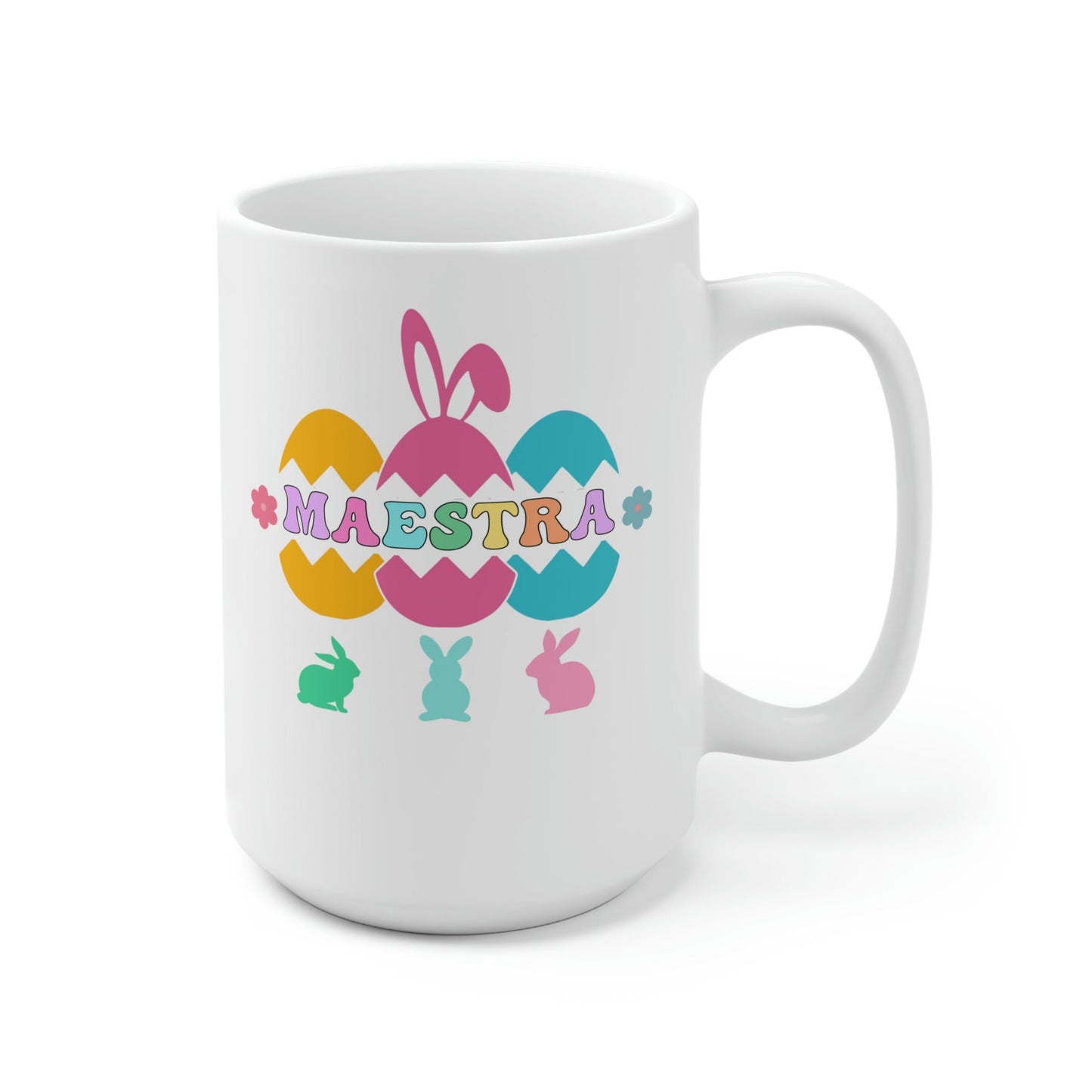 Feliz Pascua, Maestra Español, Maestra Mug, Taza De Pascua, Maestra Bilingue, ESL Teacher, Taza Para Maestra, Easter