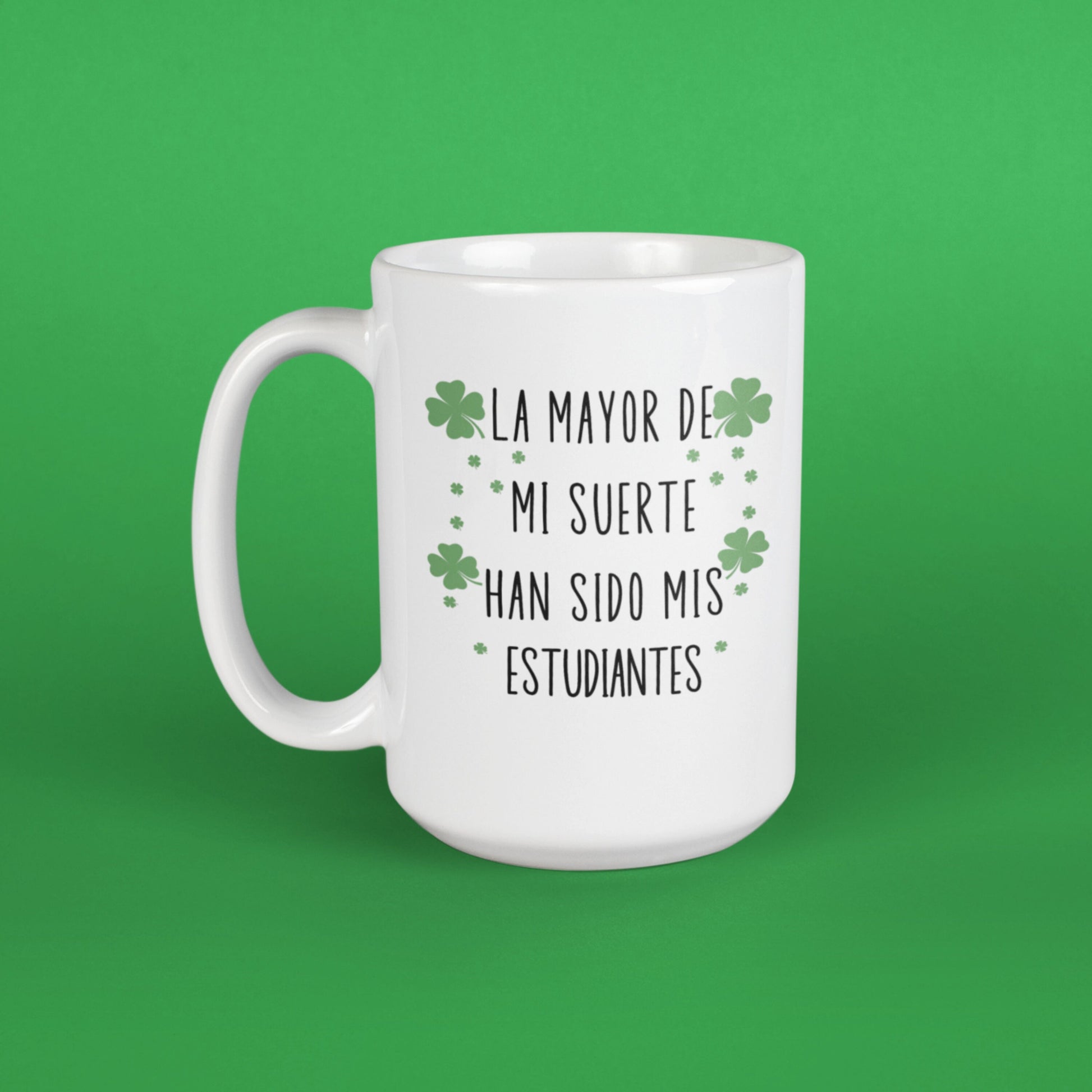 San Patricio, Dia De San Patricio, One Lucky Teacher, Maestra Bilingue, ESL Teacher, Taza Para Maestra , Lucky Teacher, Saint Patrick Day