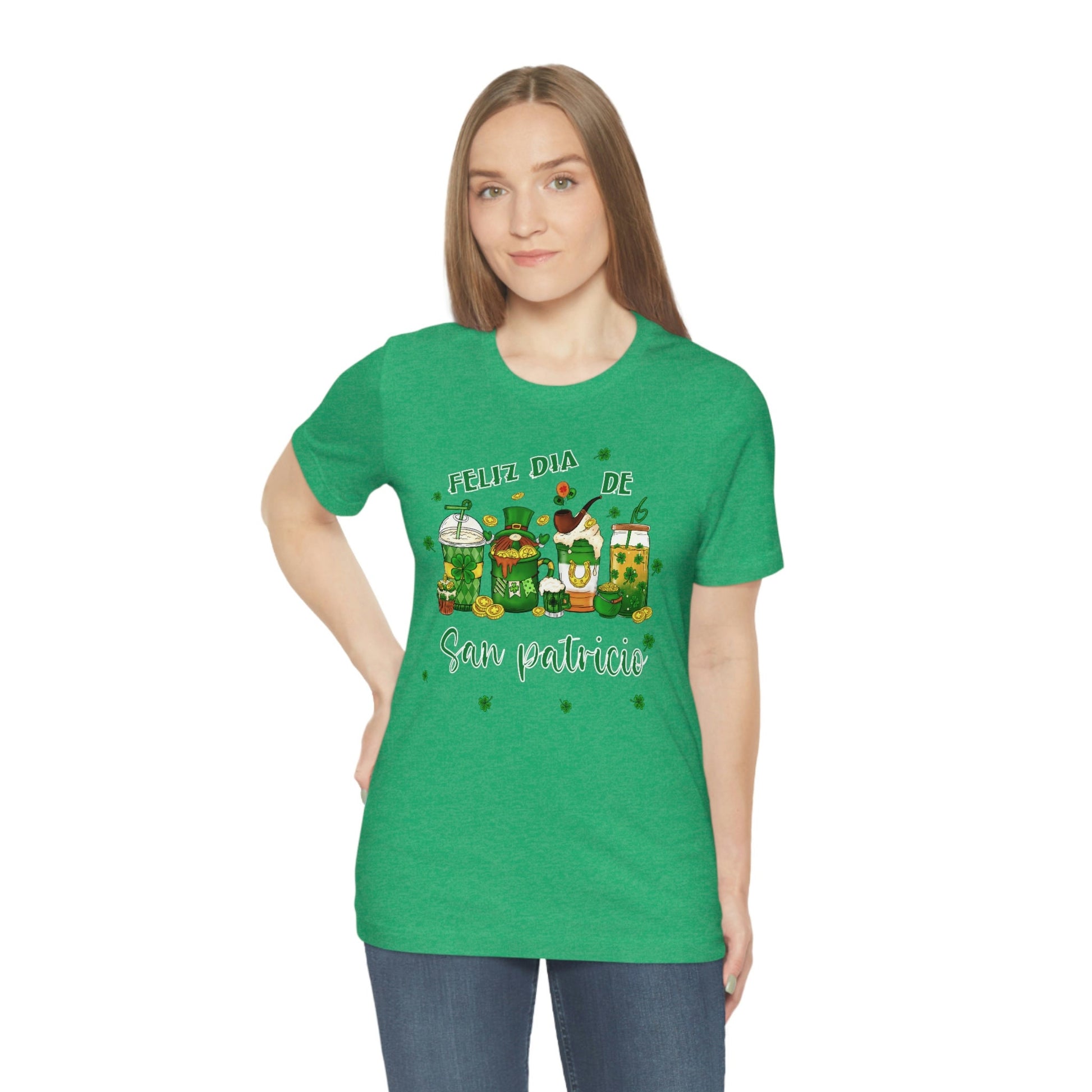 Dia De San Patricio, San Patricio, Cafecito, Maestra Español, Regalo Para Mujer, St Patricks Day, Saint Patricks Day Shirts