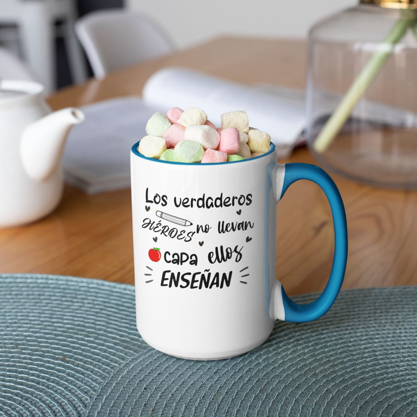 Un Cafecito, Taza de Cafe, ESL Teacher Mug, Maestra Español, Maestra Bilingue, Taza Para Maestra, Maestra Gifts, Maestra De Matematica