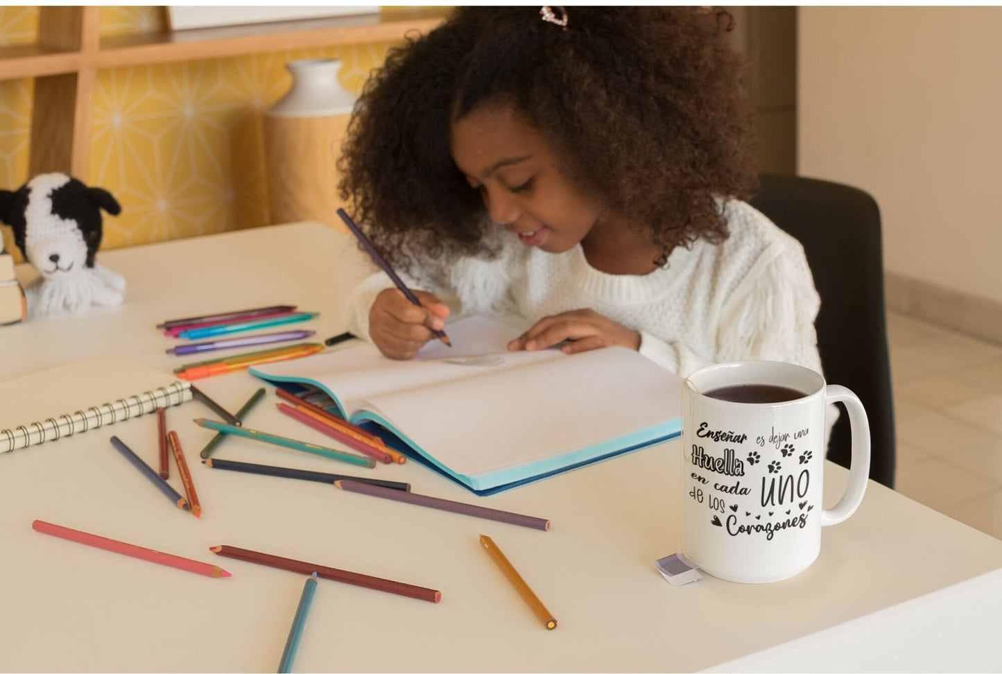 Taza Para Maestra, Un Cafecito, Taza de Cafe, Taza Ceramic, Maestra Español, Maestra Bilingue, Dia De San Valentin, Maestra Gifts,