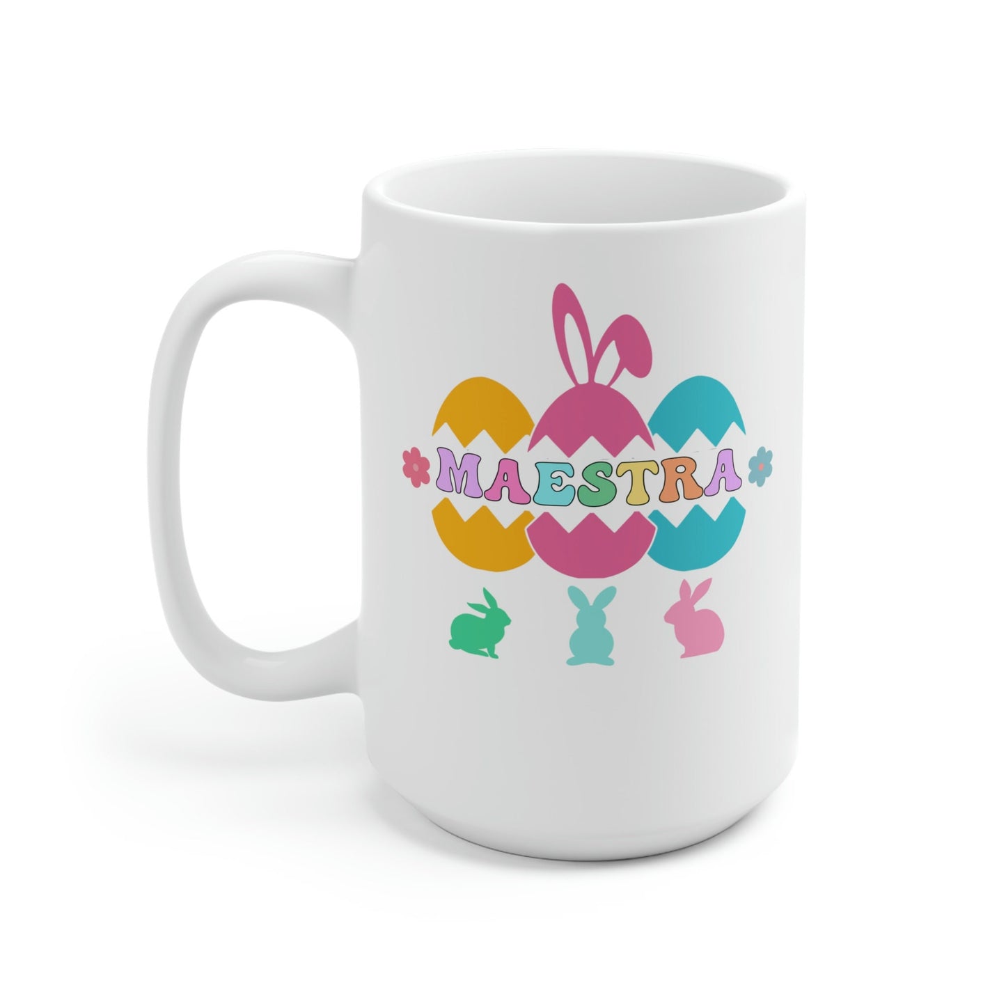 Feliz Pascua, Maestra Español, Maestra Mug, Taza De Pascua, Maestra Bilingue, ESL Teacher, Taza Para Maestra, Easter