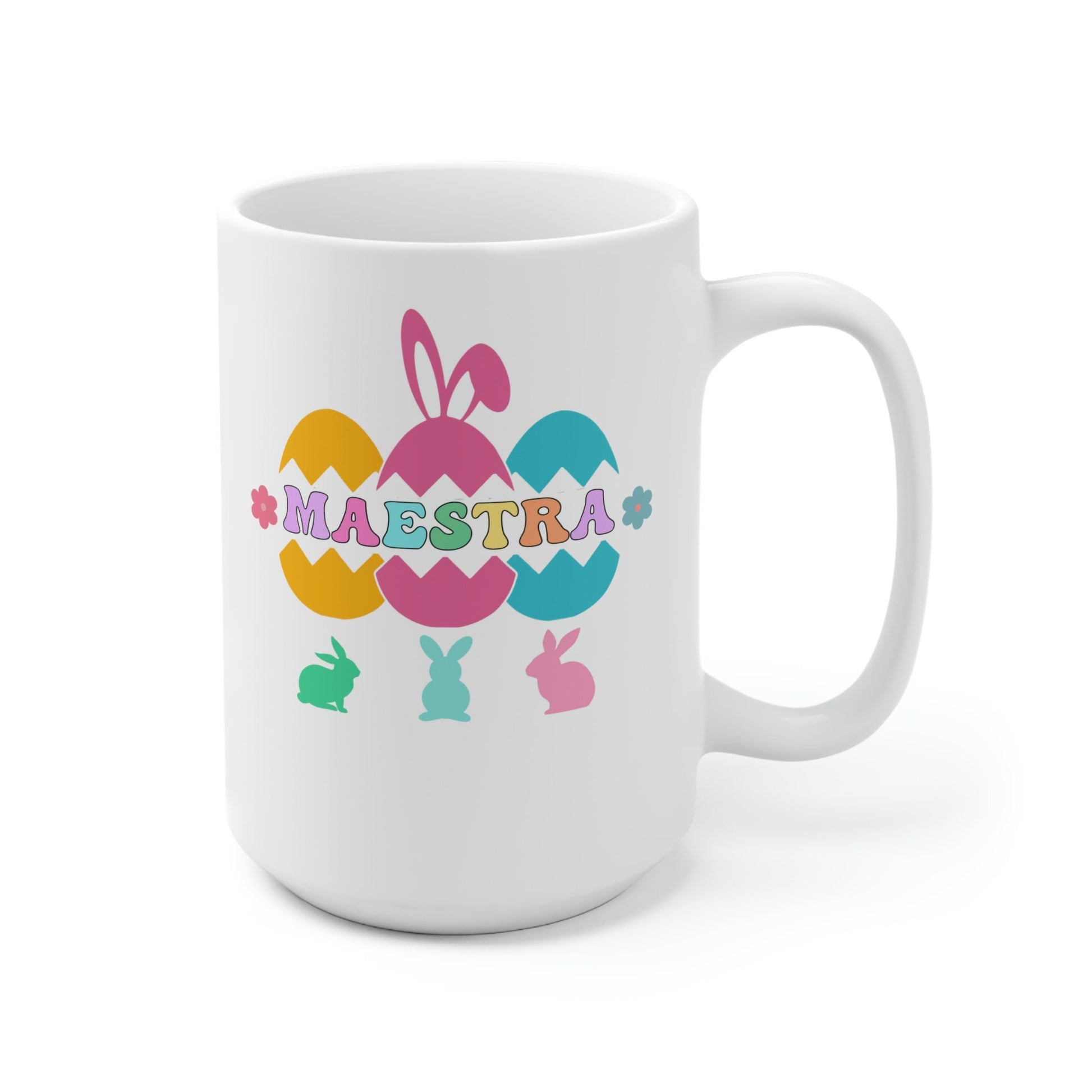 Feliz Pascua, Maestra Español, Maestra Mug, Taza De Pascua, Maestra Bilingue, ESL Teacher, Taza Para Maestra, Easter