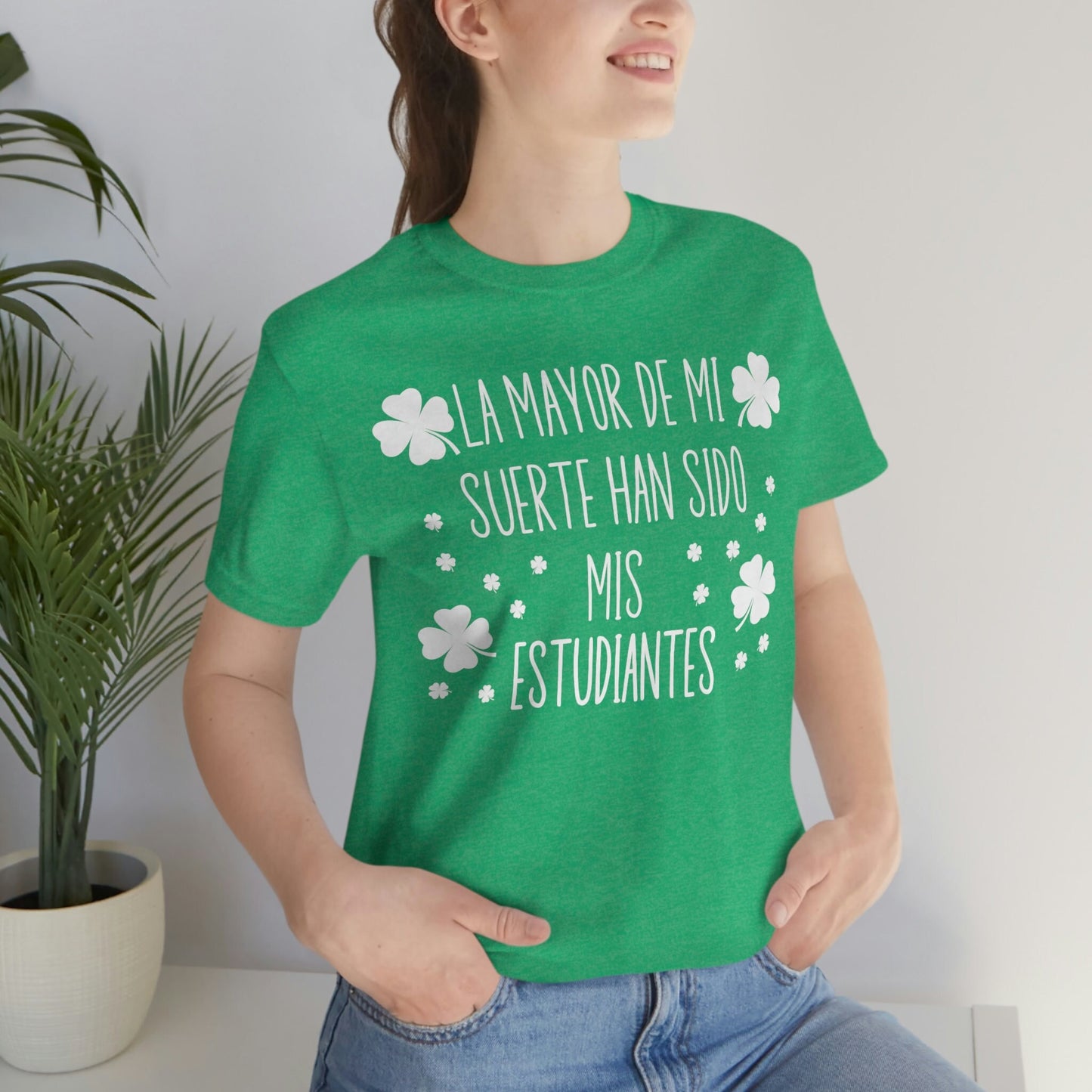 San Patricio, Dia De San Patricio, One Lucky Teacher, ESL Teacher, Maestra Bilingue, Maestra Shirt, Lucky Teacher, Saint Patrick Day