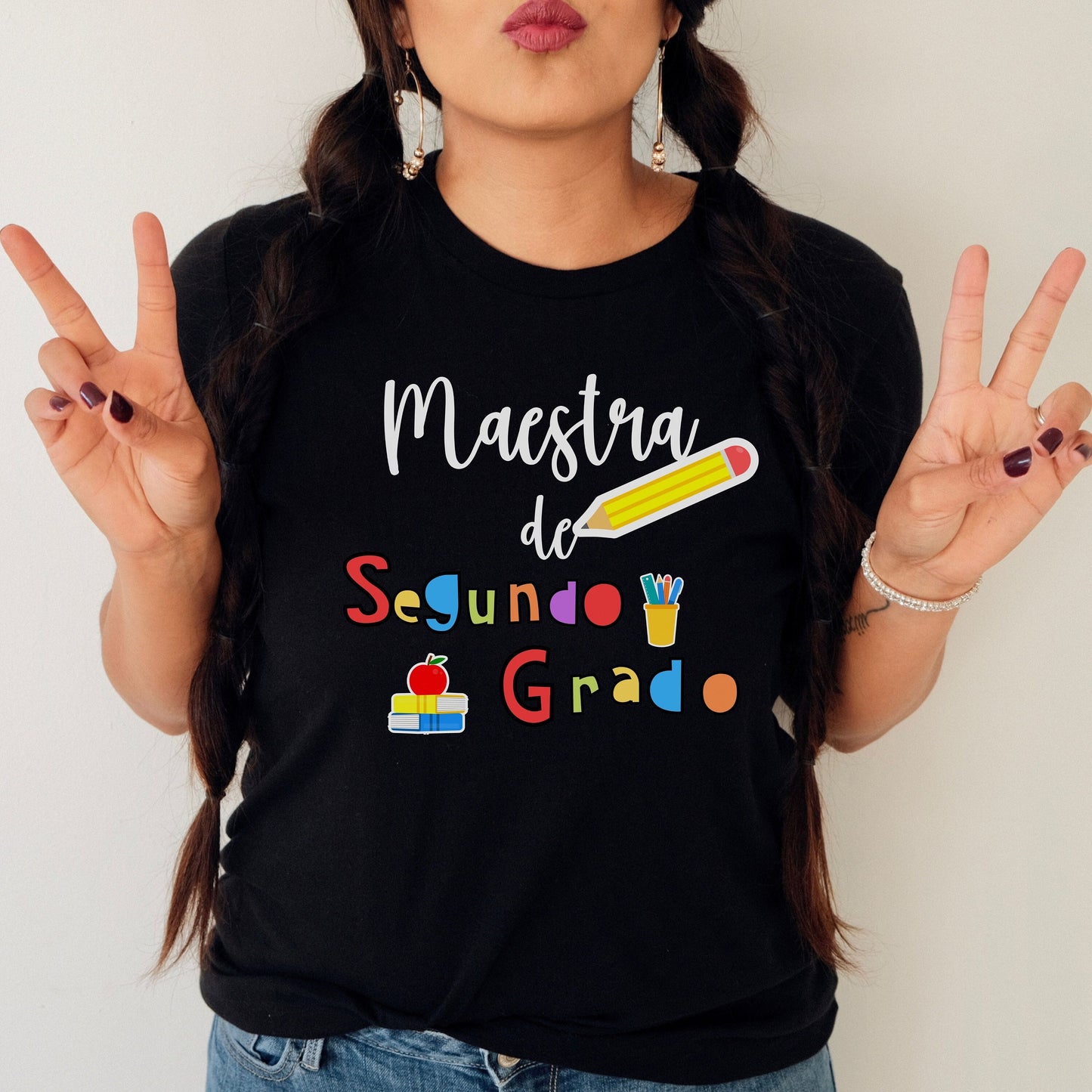 Segundo Grado, Maestra Segundo Grado, Camisas De Maestra, Maestra Español, Maestra Bilingue, Maestra Shirt, Maestra Gift, Second Grade Teac