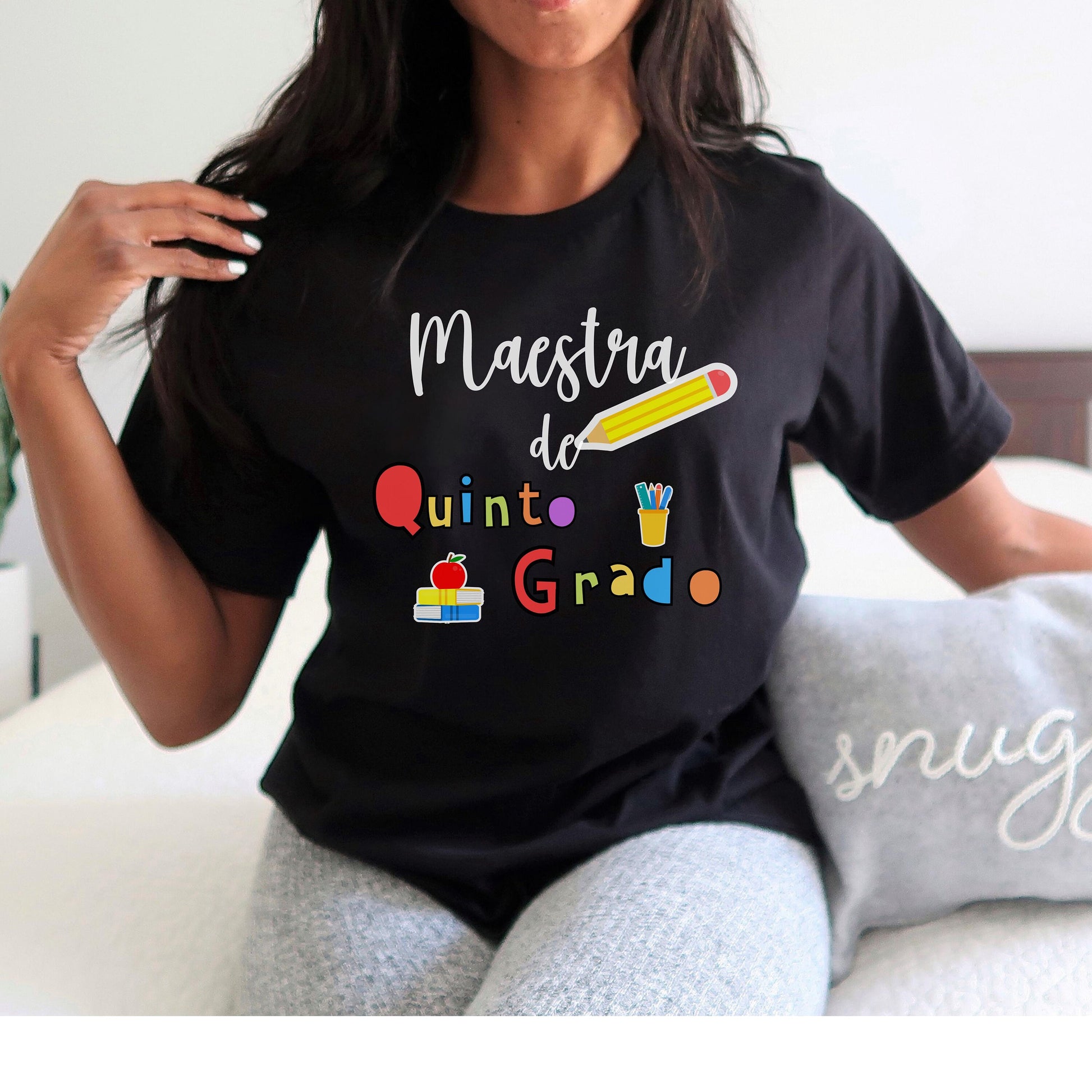 Quinto Grado, Maestra Quinto Grado, Camisas De Maestra, Maestra Español, Maestra Bilingue, Maestra Shirt, Maestra Gift, 5th Grade