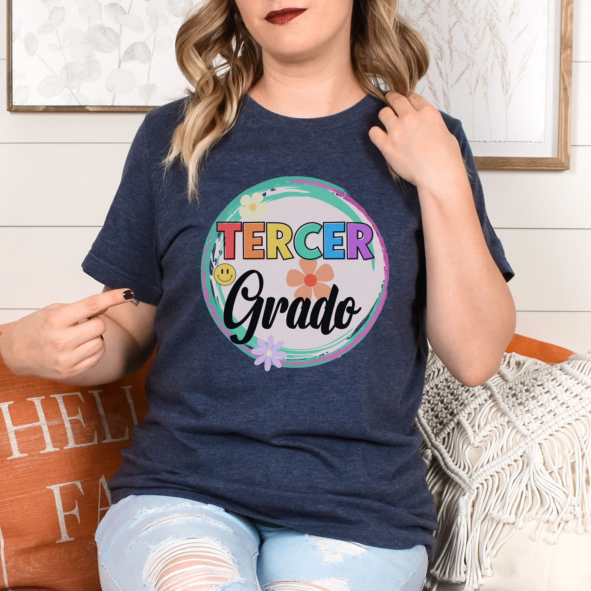 Tercer Grado, Maestra Tercer Grado, Camisas De Maestra, Maestra Español, Maestra Bilingue, Maestra Shirt, Maestra Gift, 3rd Grade Teacher