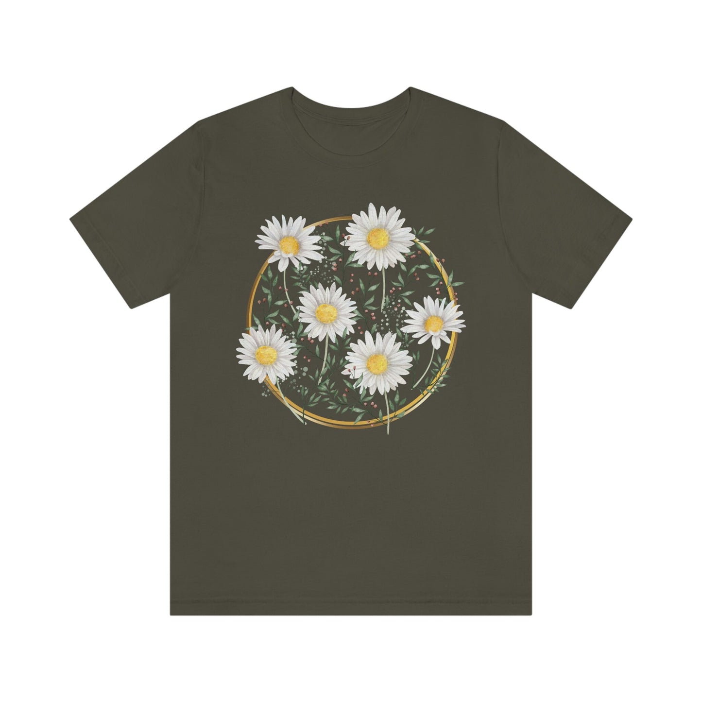 Daisy Shirt, Flower T Shirt, Wildflower T Shirt, Gift For Her, Flowers Press, Flower Teacher Shirt, Pressed Flower tee, Wild Flower Tee
