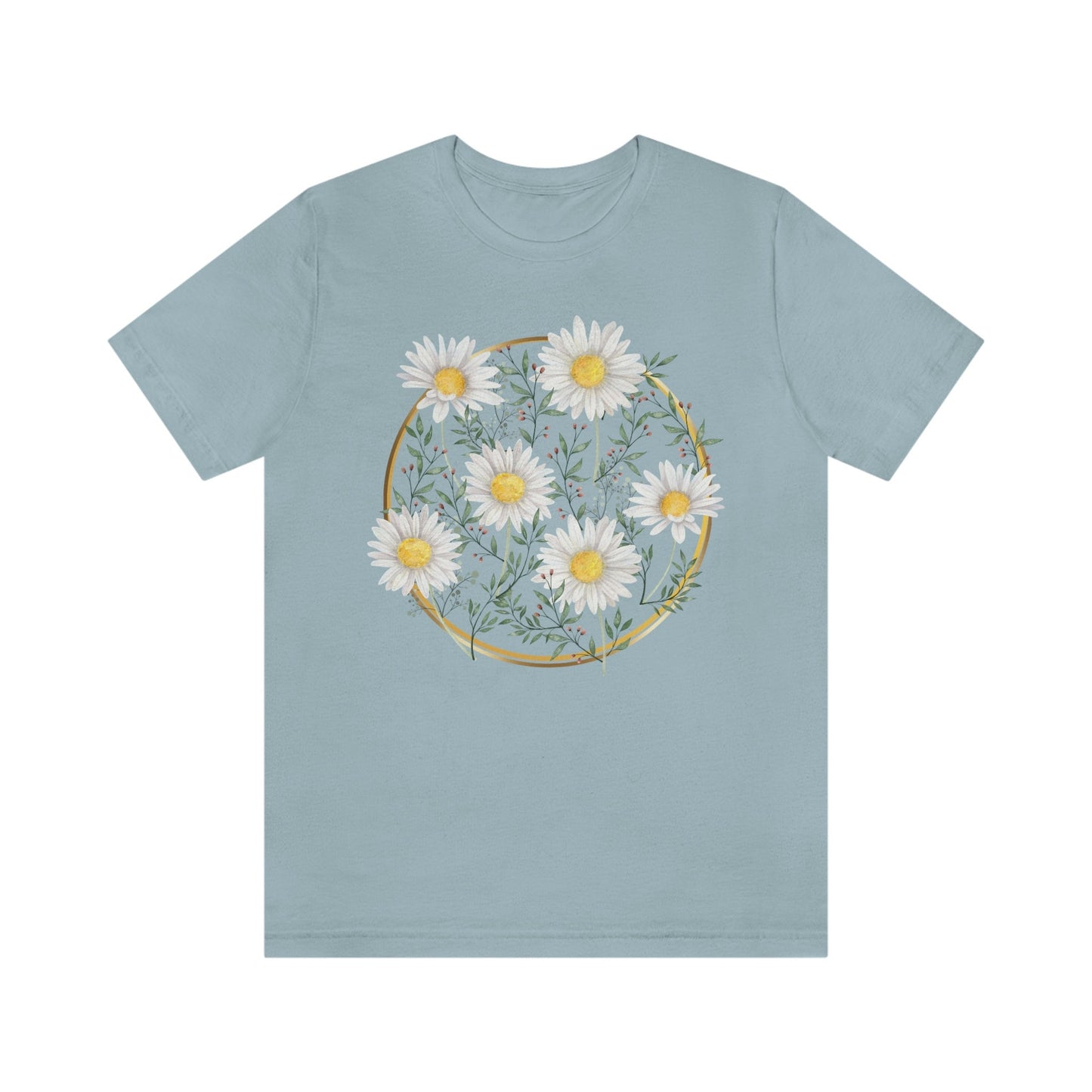 Daisy Shirt, Flower T Shirt, Wildflower T Shirt, Gift For Her, Flowers Press, Flower Teacher Shirt, Pressed Flower tee, Wild Flower Tee