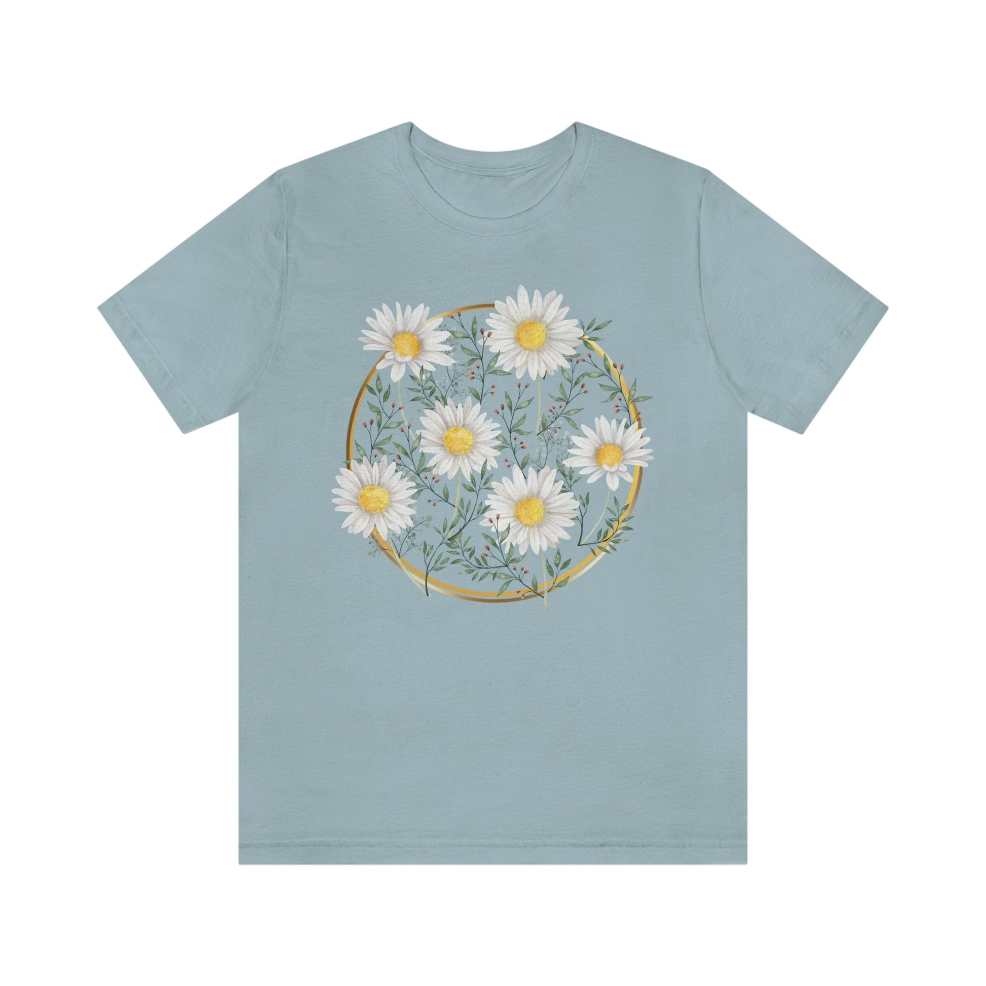 Daisy Shirt, Flower T Shirt, Wildflower T Shirt, Gift For Her, Flowers Press, Flower Teacher Shirt, Pressed Flower tee, Wild Flower Tee