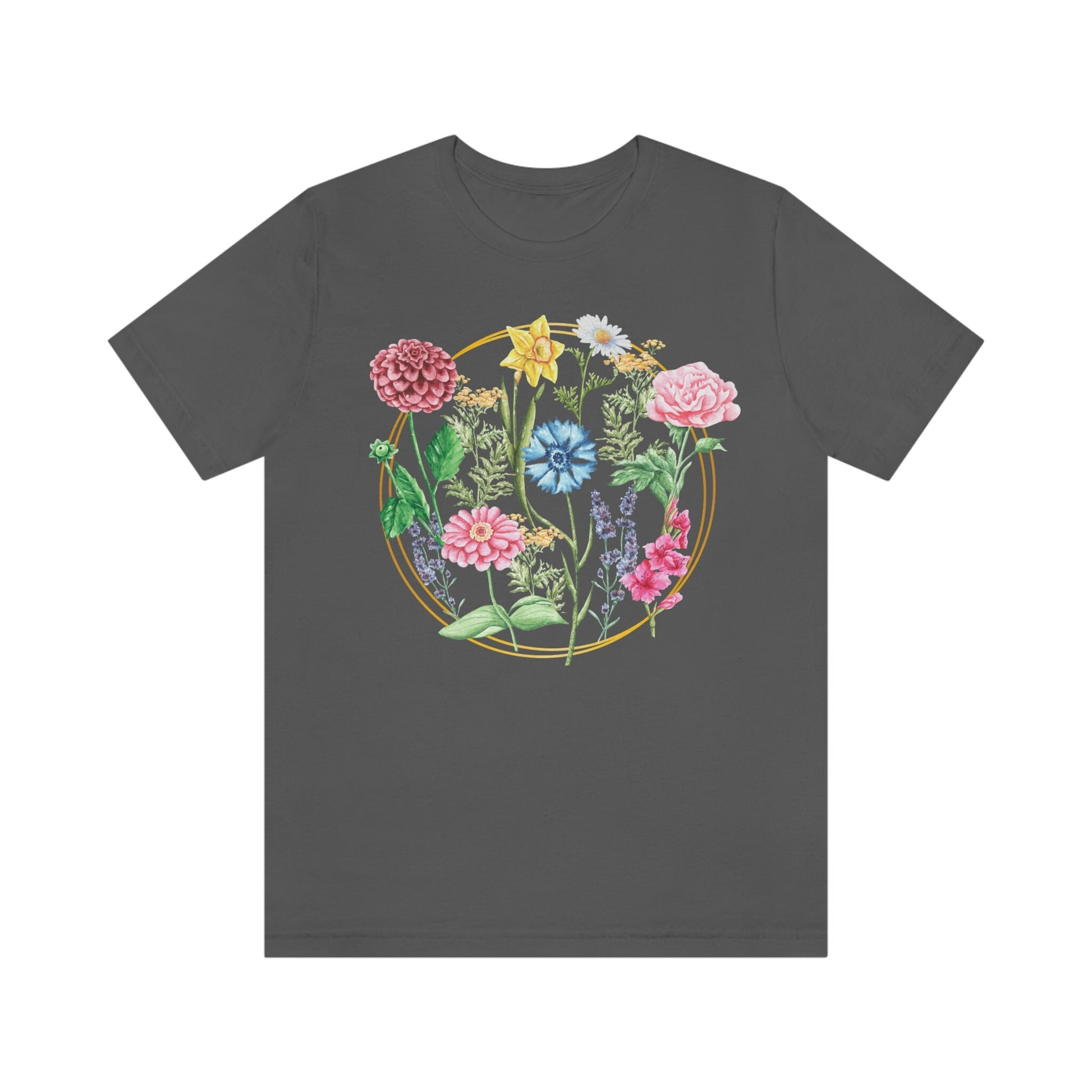 Flower T Shirt, Wildflower T Shirt, Gift For Her, Flowers Press, Flower Teacher Shirt, Pressed Flower tee, Wild Flower Tee, Gift For Women