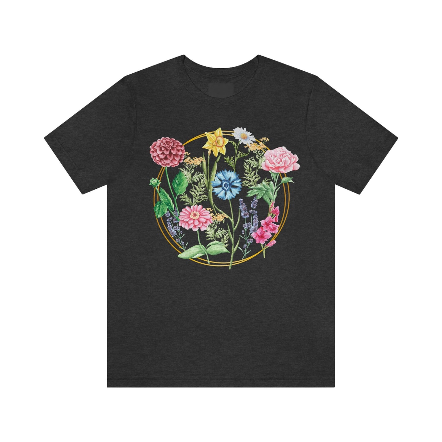 Flower T Shirt, Wildflower T Shirt, Gift For Her, Flowers Press, Flower Teacher Shirt, Pressed Flower tee, Wild Flower Tee, Gift For Women