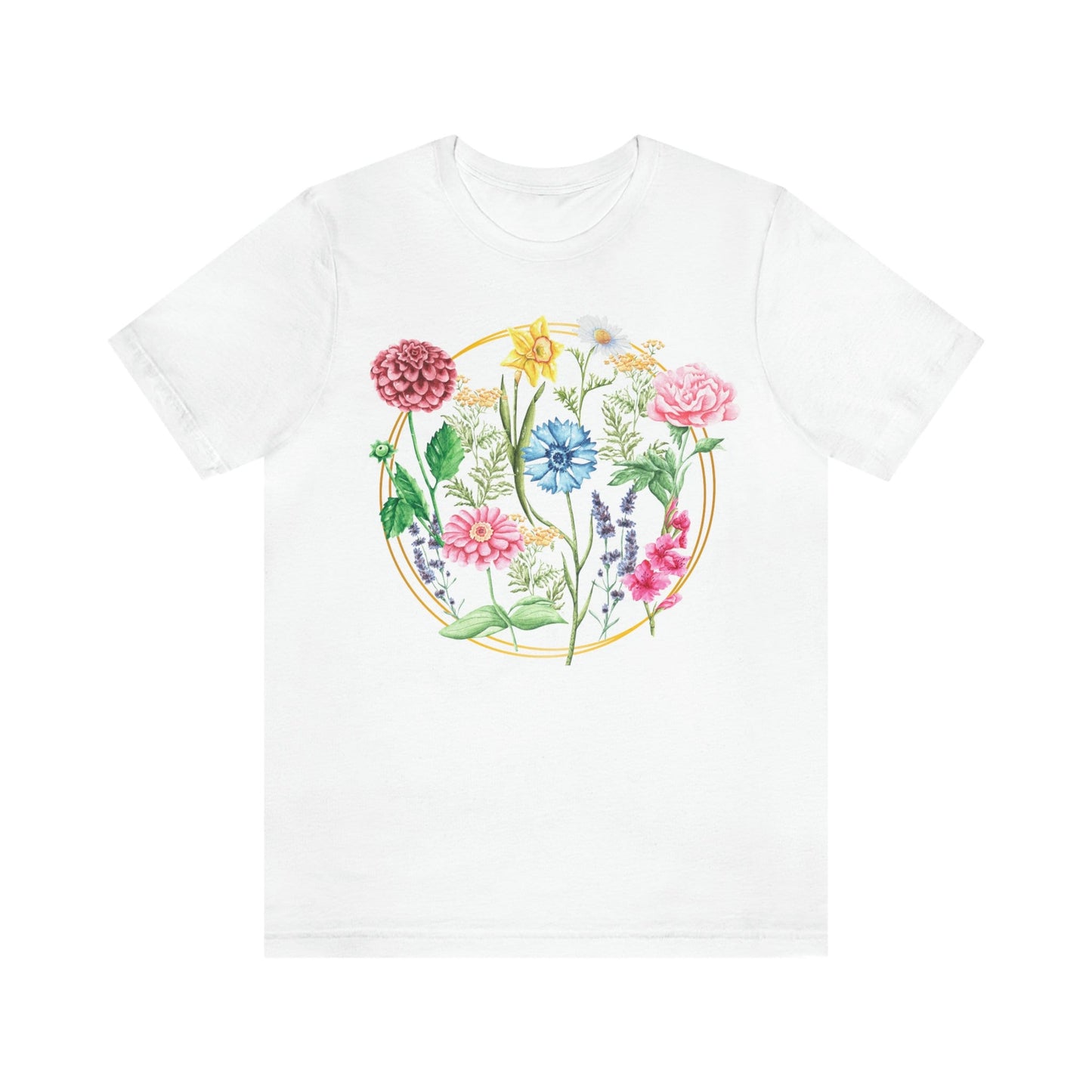 Flower T Shirt, Wildflower T Shirt, Gift For Her, Flowers Press, Flower Teacher Shirt, Pressed Flower tee, Wild Flower Tee, Gift For Women