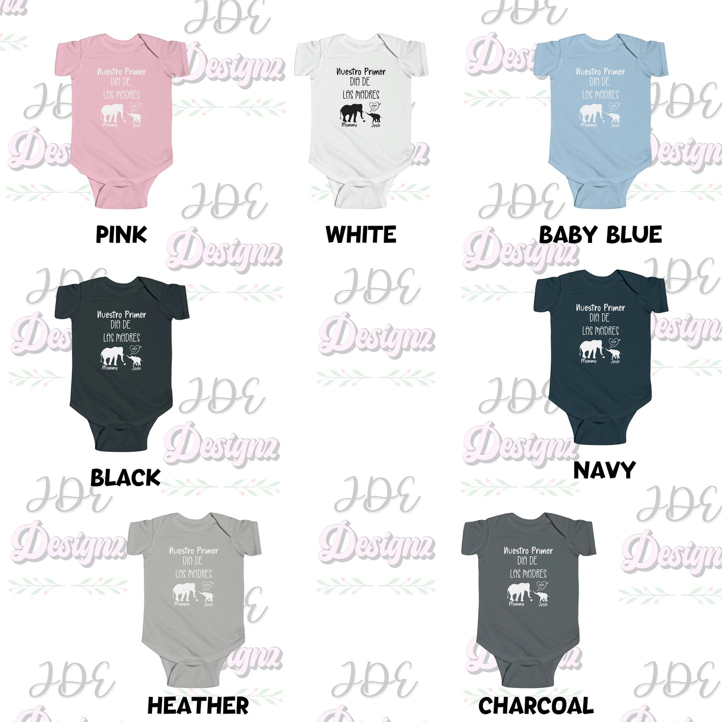 Nuestro Primer Dia De Las Madres, Our 1st Mother's Day Shirt, Elephant Mommy And Me Shirt, Regalo Para Dia De Las Madres, Mother Day Gifts