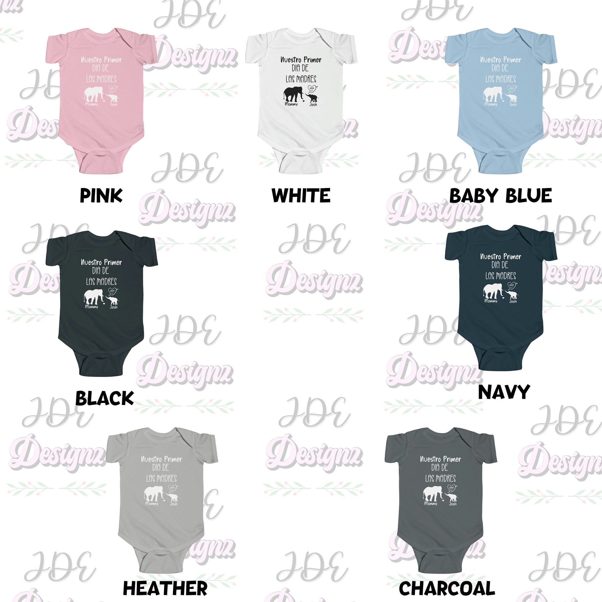 Nuestro Primer Dia De Las Madres, Our 1st Mother's Day Shirt, Elephant Mommy And Me Shirt, Regalo Para Dia De Las Madres, Mother Day Gifts