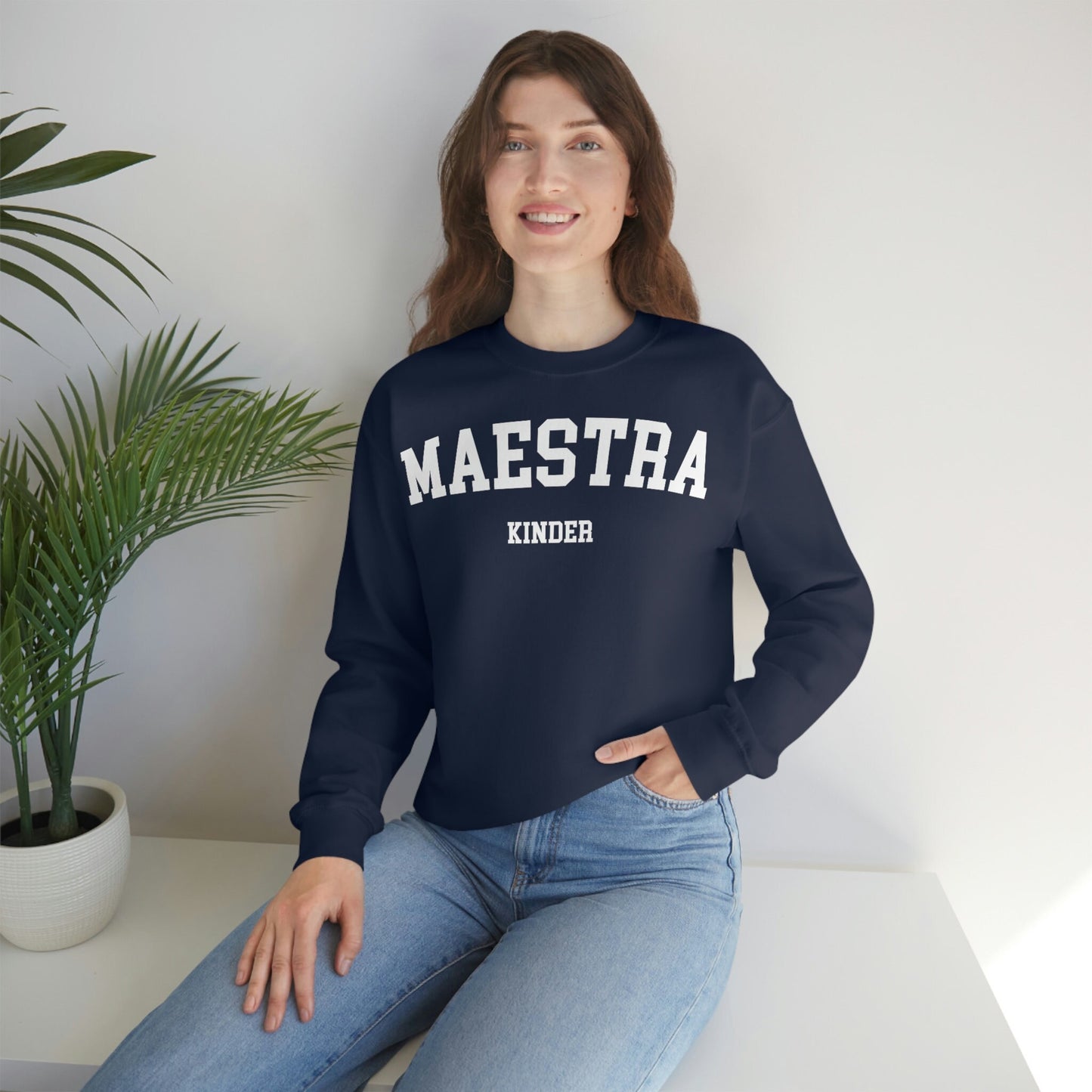 Maestra De Kinder, Maestra Español, Maestra Bilingue, Maestra Sweatshirt, K Is For Kinder, Kindergarten Sweatshirt, ESL Teacher, Maestra