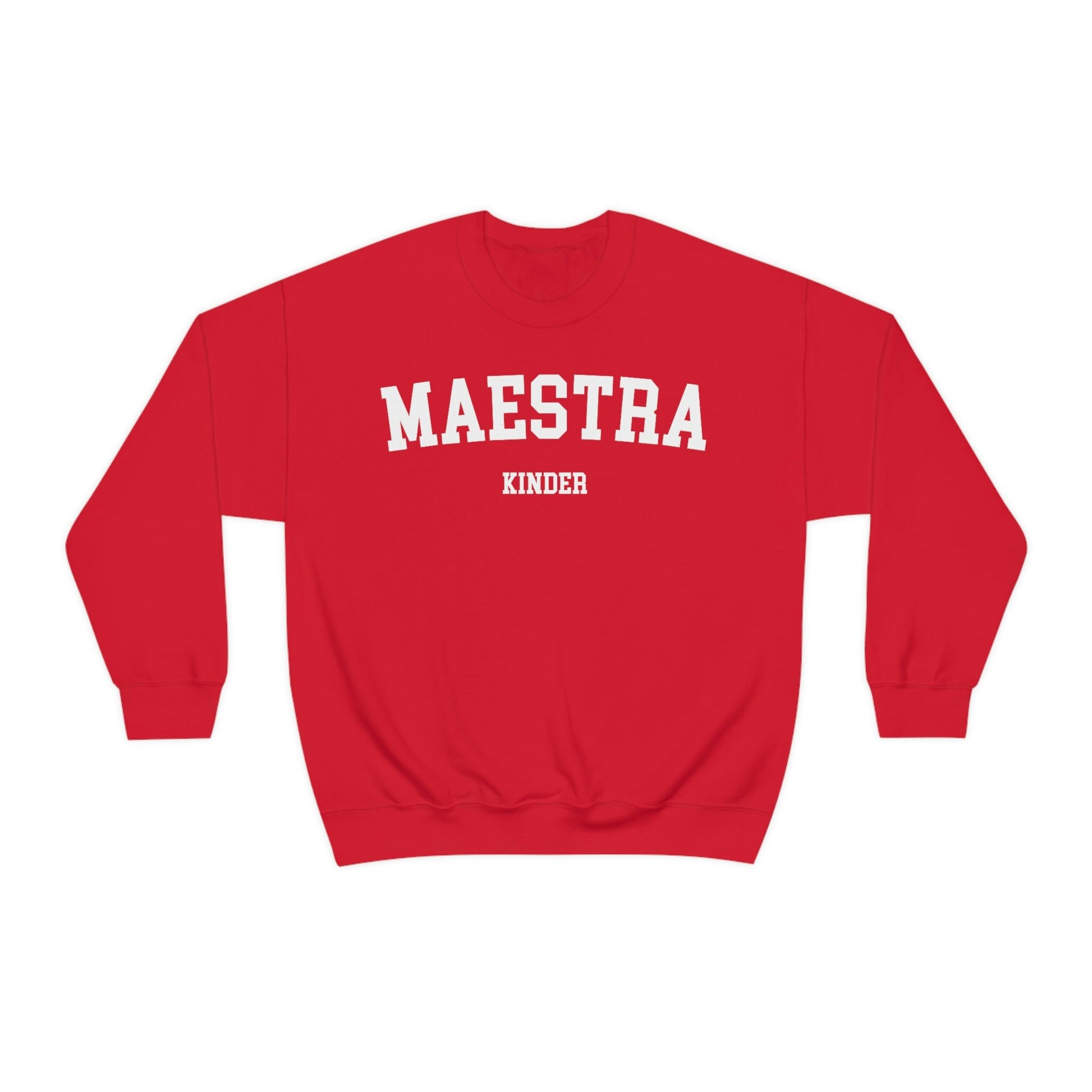 Maestra De Kinder, Maestra Español, Maestra Bilingue, Maestra Sweatshirt, K Is For Kinder, Kindergarten Sweatshirt, ESL Teacher, Maestra