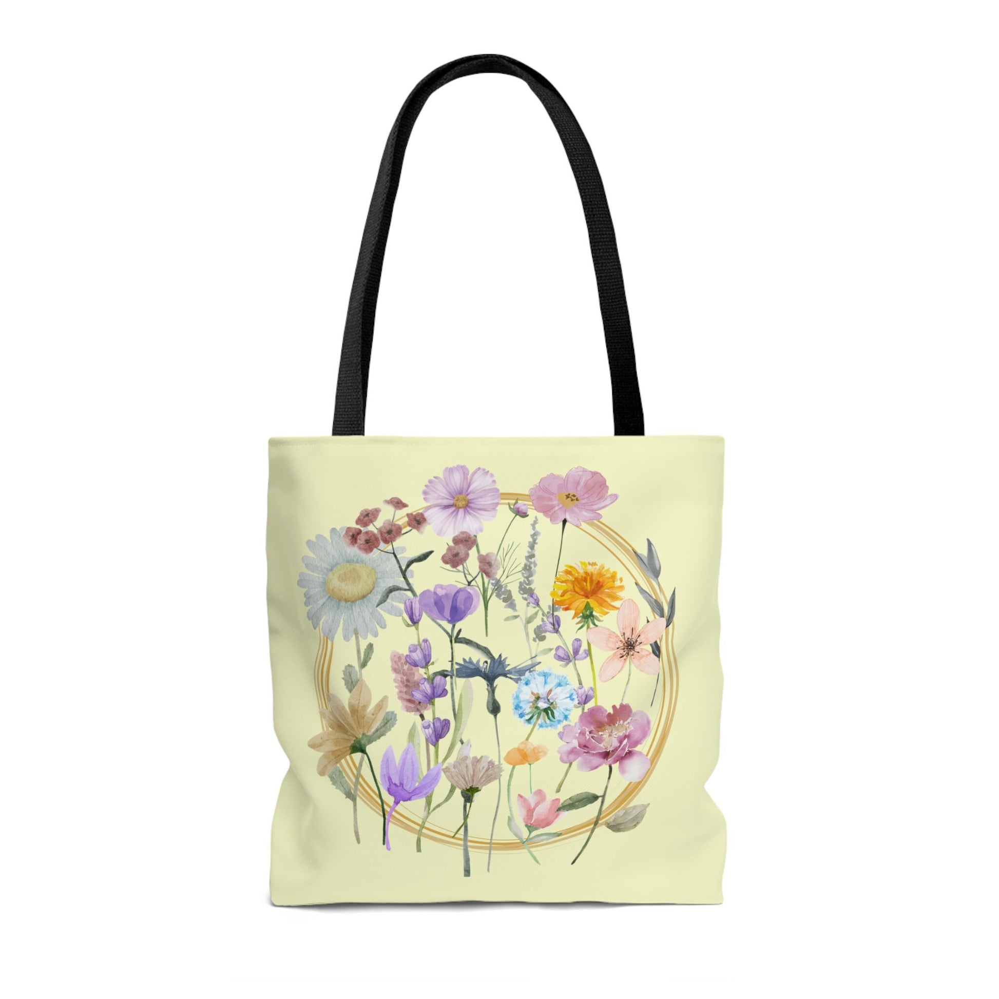 Wildflower Tote Bag, Flower Tote Bag, Gift For Her, Flowers Press, Flowers, Flower Teacher Tote Bag, Pressed Flower Tote, Gift For Woman