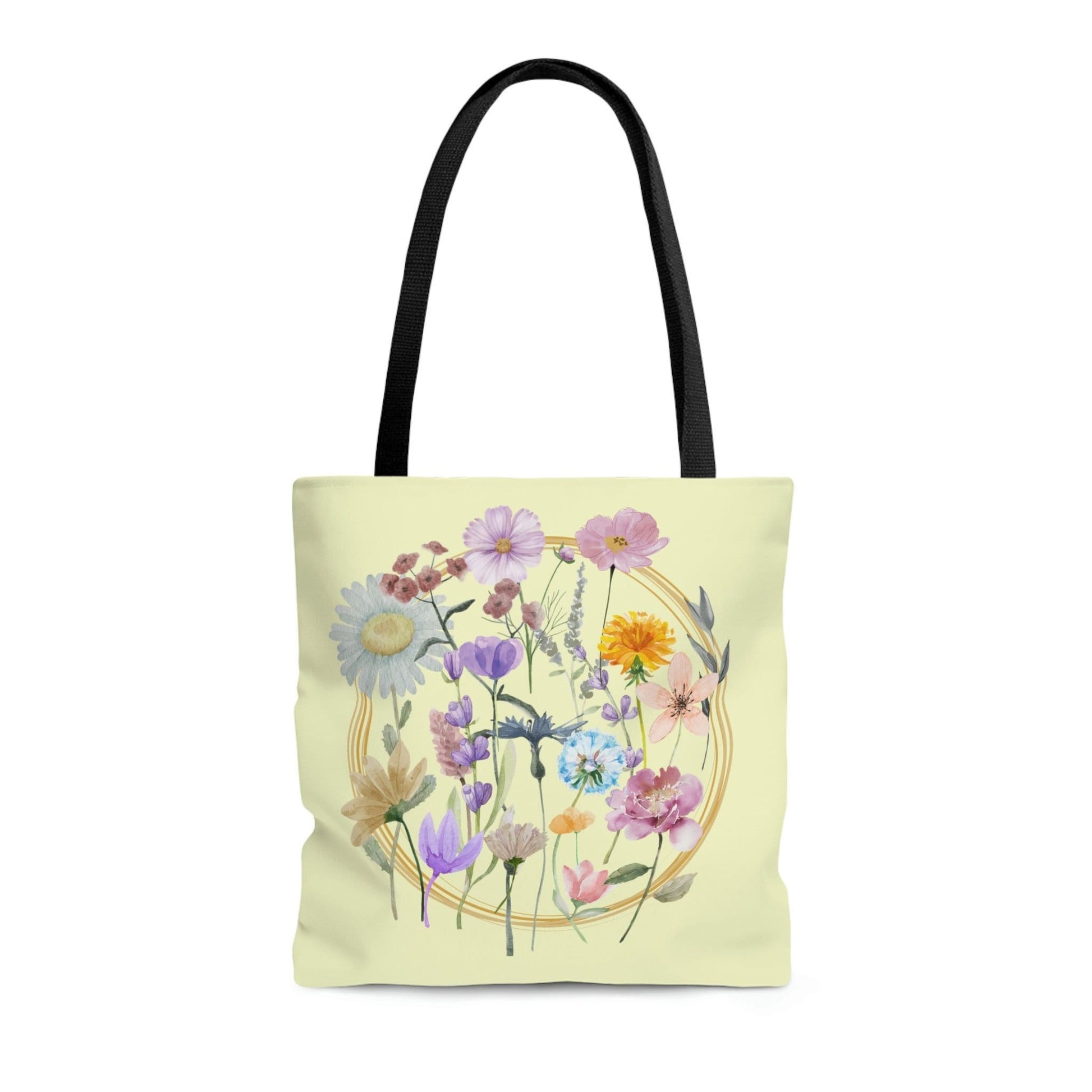 Wildflower Tote Bag, Flower Tote Bag, Gift For Her, Flowers Press, Flowers, Flower Teacher Tote Bag, Pressed Flower Tote, Gift For Woman