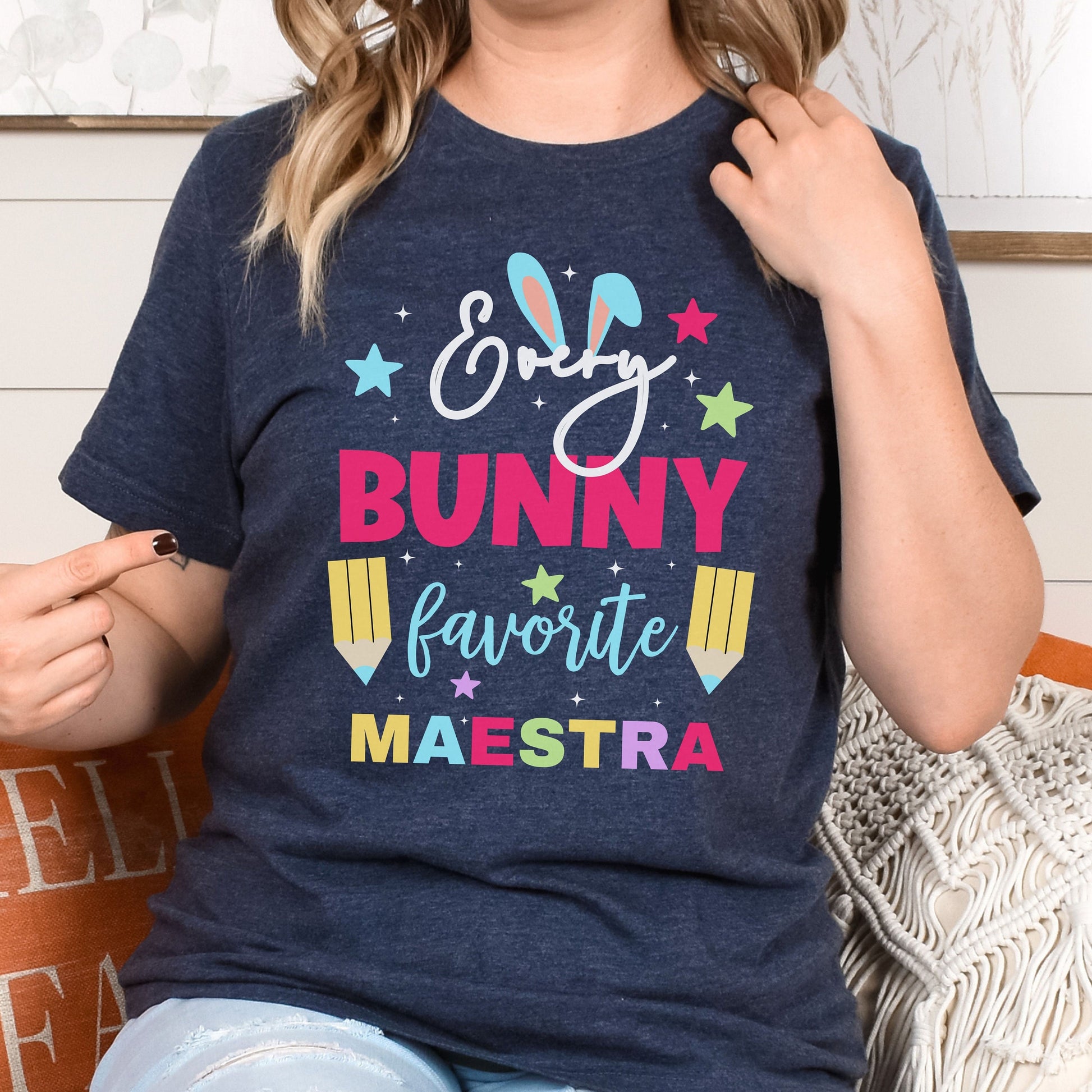 Every Bunny Favorite Maestra, Camisa De Pascua, Easters Shirts, Every Bunnys Favorite Teacher, Maestra T Shirt, ESL Teacher, Happy Easter