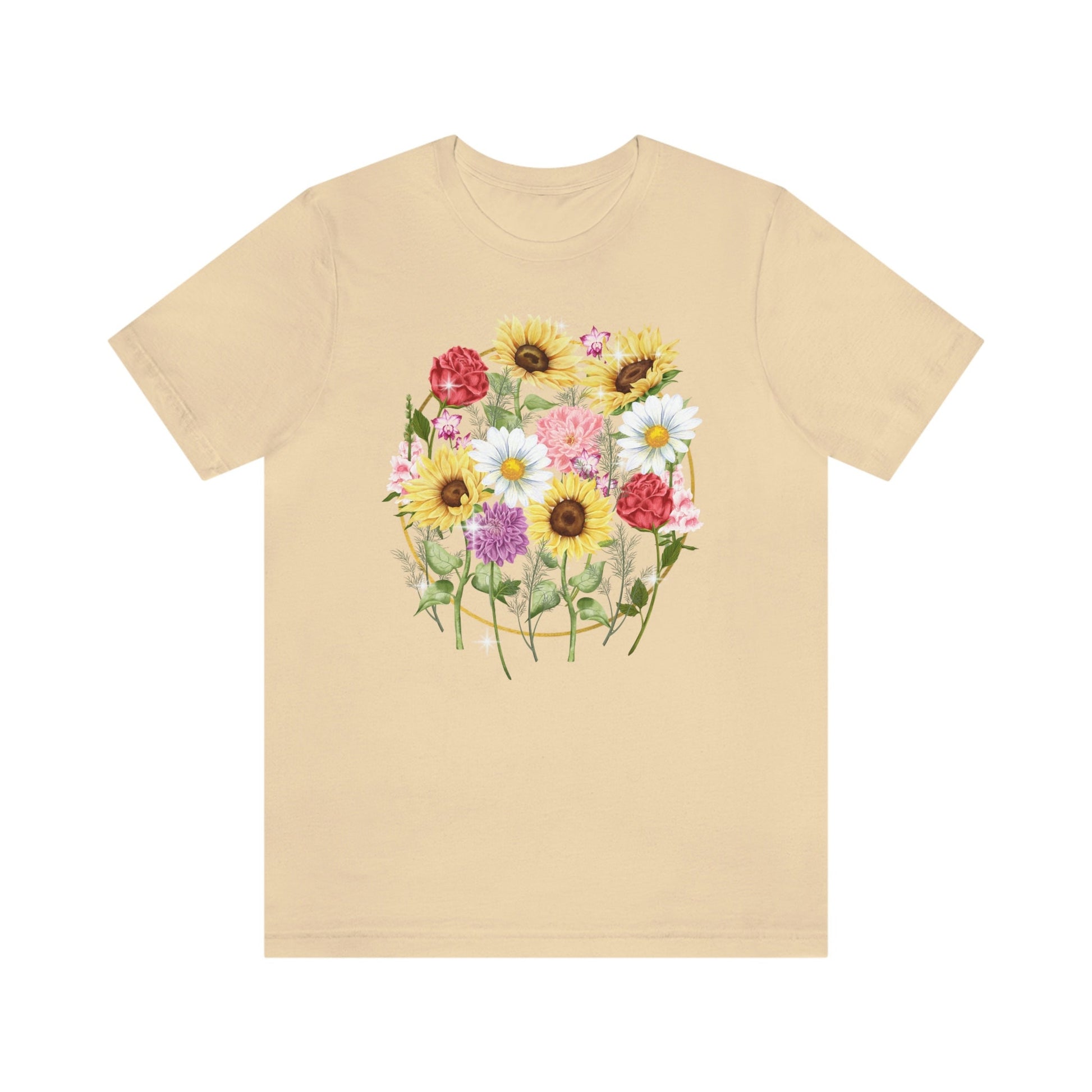 Flower T Shirt, Wildflower T Shirt, Gift For Her, Flowers Press, Flower Teacher Shirt, Pressed Flower tee, Wild Flower Tee, Gift For Woman