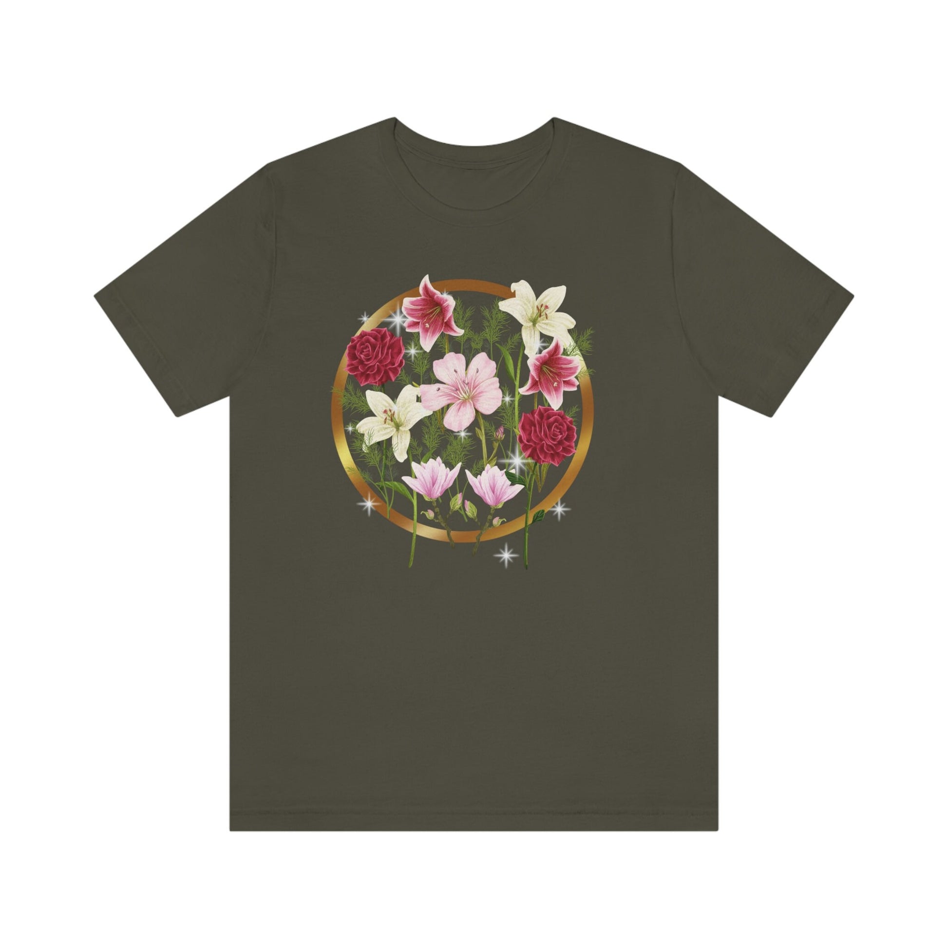 Flower T Shirt, Wildflower T Shirt, Gift For Her, Flowers Press, Flower Teacher Shirt, Pressed Flower tee, Wild Flower Tee, Gift For Woman