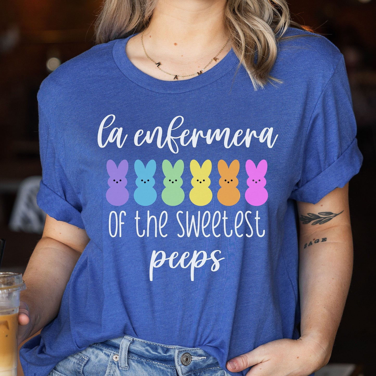 La Enfermera Of The Sweetest Peeps, Enfermera Easter T Shirt, Enfermera Shirt, Easter Nurse Shirt, Easters Shirts, La Enfermera Shirt