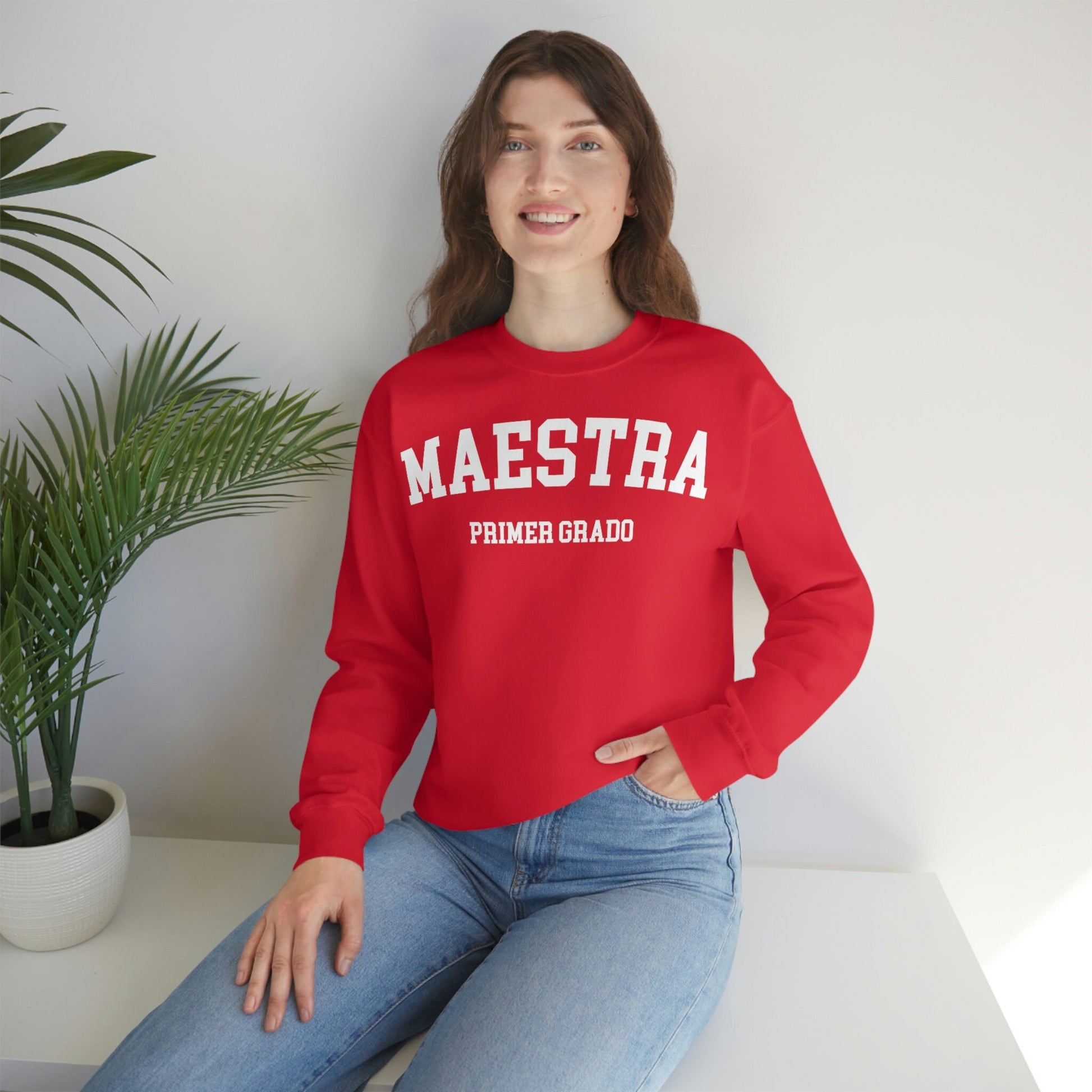 Primer Grado, Maestra Primer Grado, Maestra Español, Maestra Bilingue, Maestra Sweatshirt, Maestra Gift, First Grade Teacher, Maestras