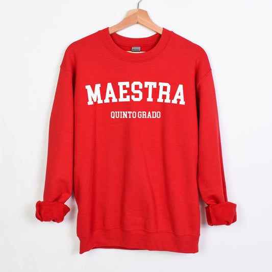 Quinto Grado, Maestra Quinto Grado, Maestra Español, Maestra Bilingue, Maestra Sweatshirt, Maestra Gift, 5th Grade Teacher, Maestra Sweater