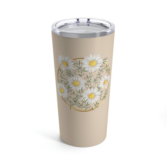 Daisy Tumbler, Flower Tumbler, Gift For Her, Flowers Press, Flowers, Flower Teacher Tumbler, Pressed Flower Tumbler, Gift For Woman