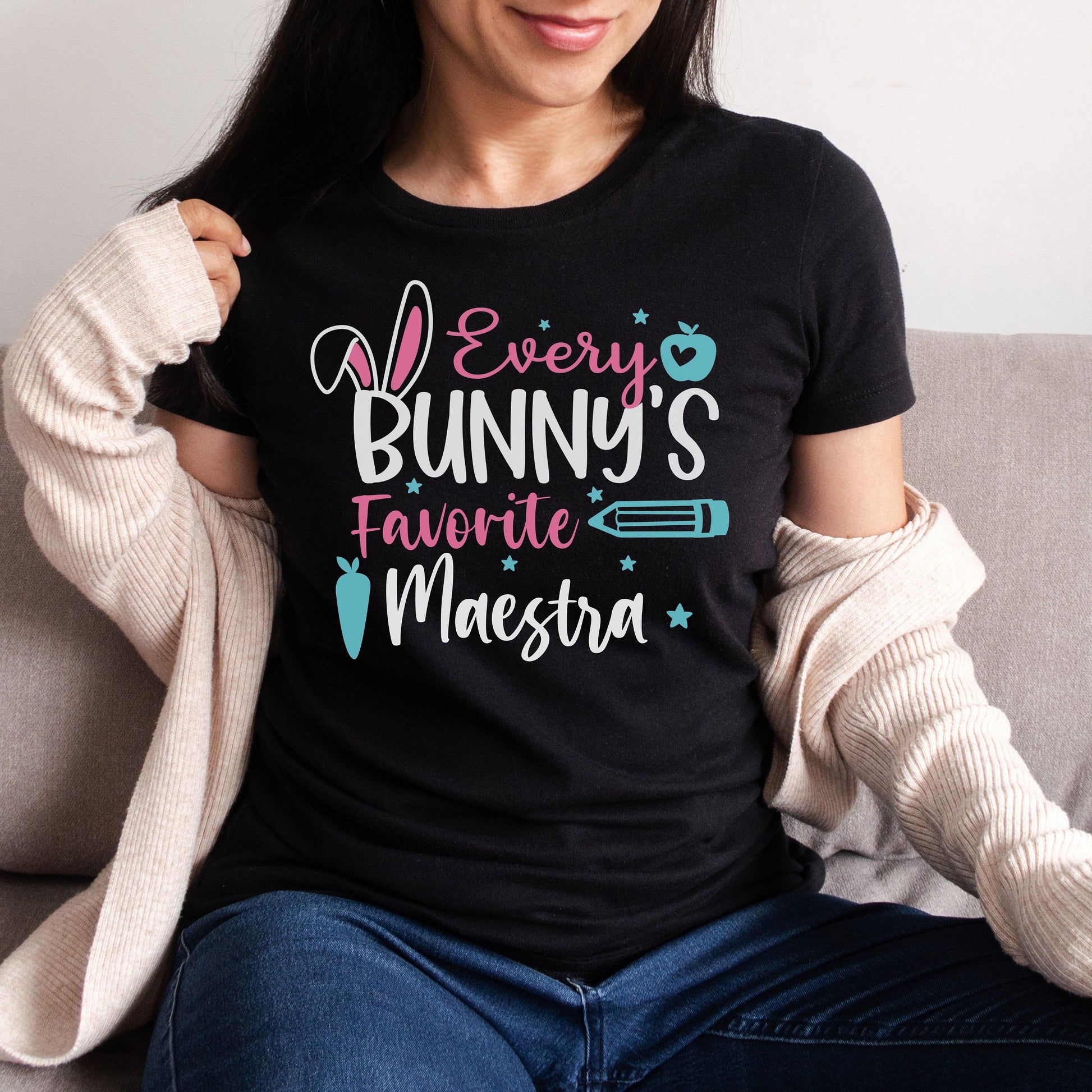 Every Bunnys Favorite Maestra, Camisa De Pascua, Easters Shirts,Every Bunnys Favorite Teacher, Maestra T Shirt, ESL Teacher, Happy Easter