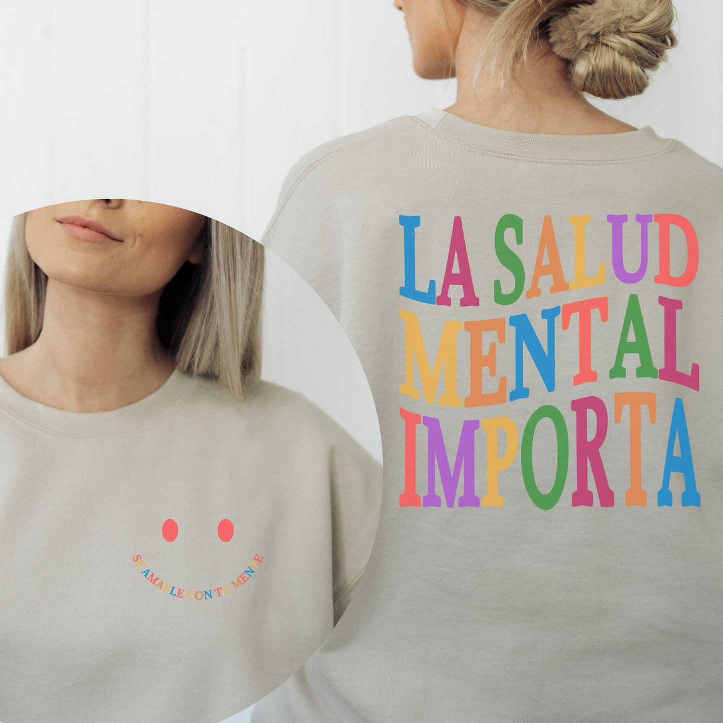 La Salud Mental, Mental Health Matters, Salud Mental, Mental Health Sweatshirt, School Psychologists, Counselor Gifts, Anxiety Sweatshirt