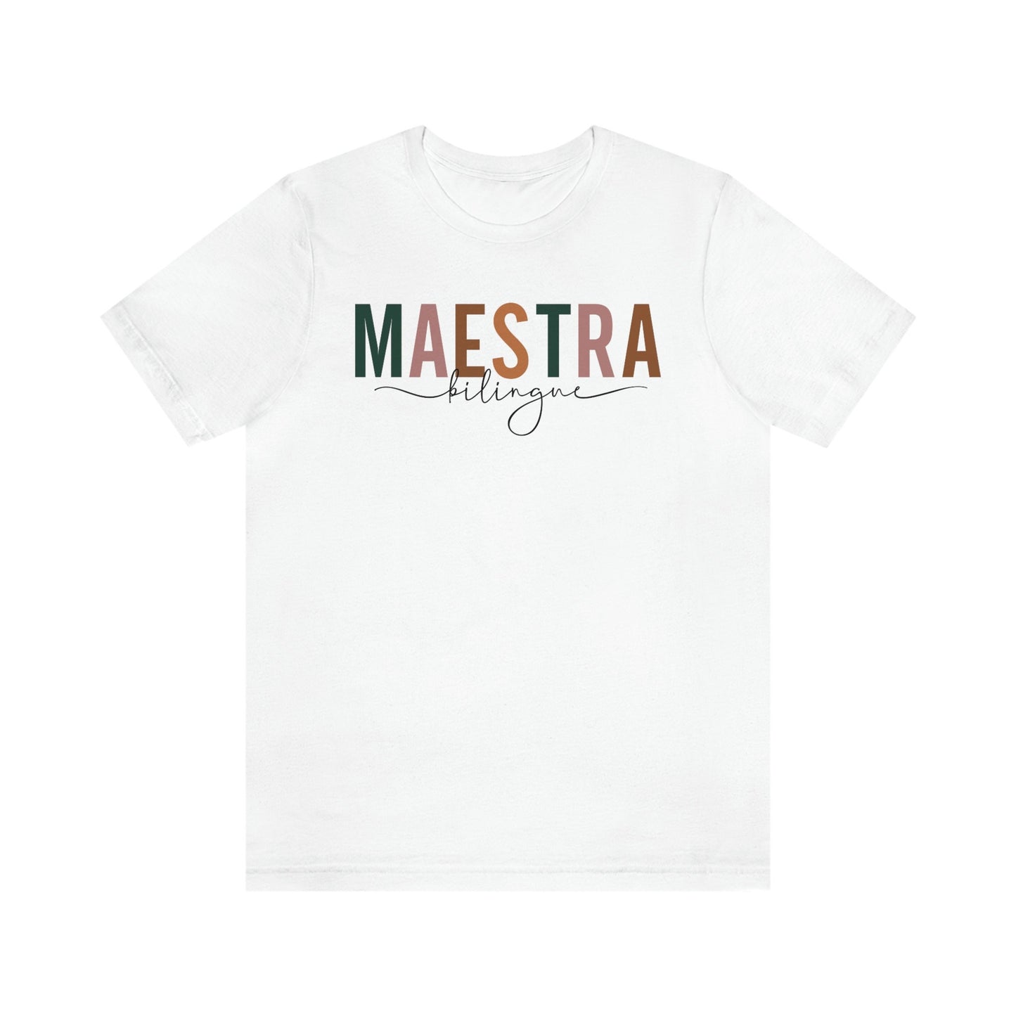 Maestra Bilingue T Shirt, ESL Teacher, Maestra Español, Dual Language Teacher, Bilingual Shirts, Camisas De Maestra, Regalos Para Maestra