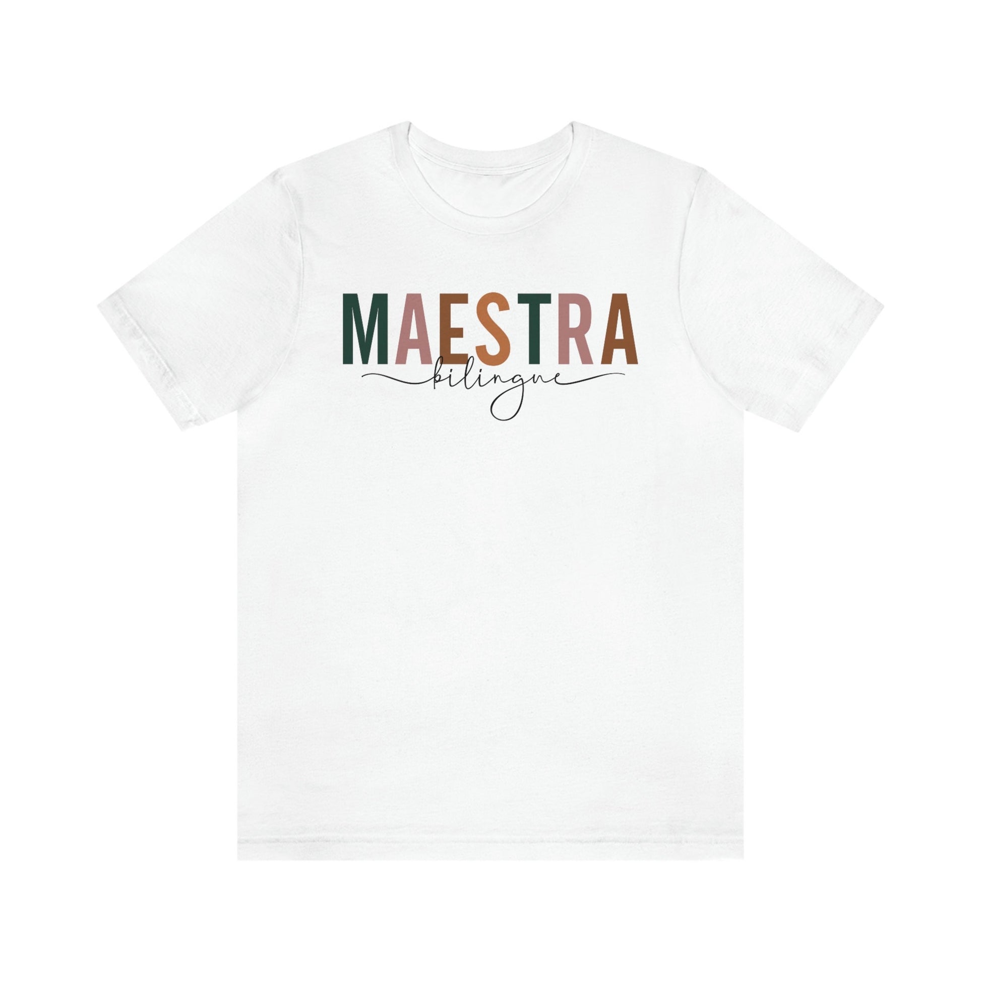 Maestra Bilingue T Shirt, ESL Teacher, Maestra Español, Dual Language Teacher, Bilingual Shirts, Camisas De Maestra, Regalos Para Maestra