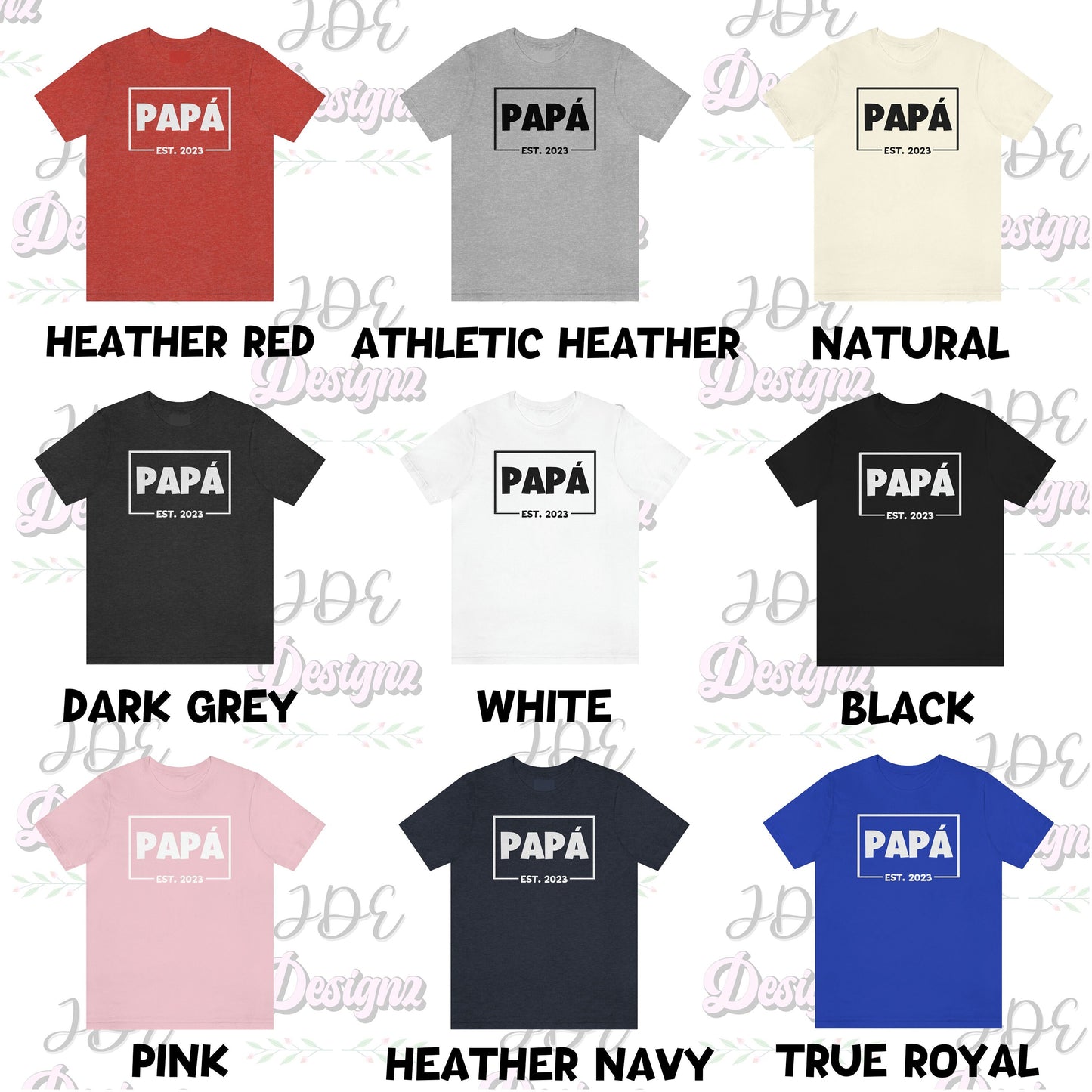 Papá Tshirt, Dia Del Padre, Papá Tee Regalo, Regalo Papa, Fathers Day Gift, Fathers Day Shirt, Papá Shirt, Feliz Dia De Padre, Nuevo Papá