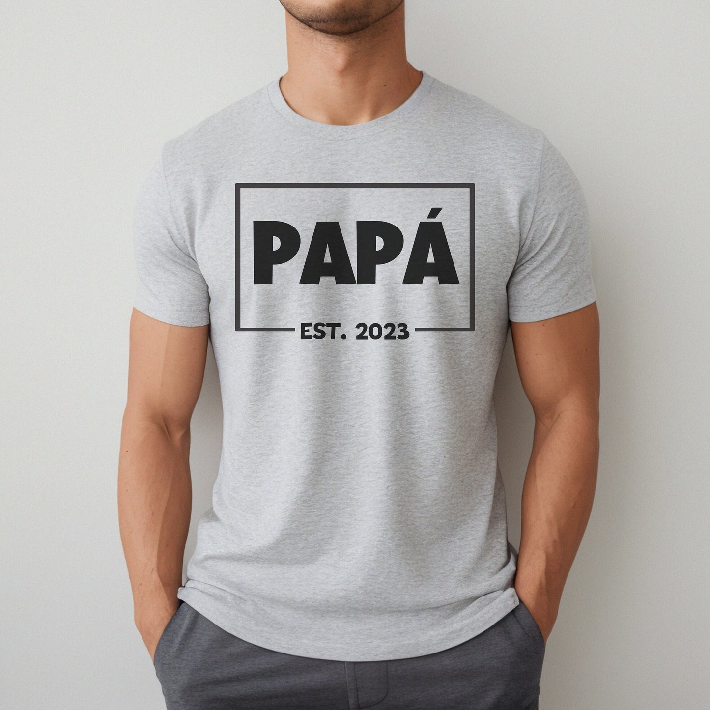 Papá Tshirt, Dia Del Padre, Papá Tee Regalo, Regalo Papa, Fathers Day Gift, Fathers Day Shirt, Papá Shirt, Feliz Dia De Padre, Nuevo Papá