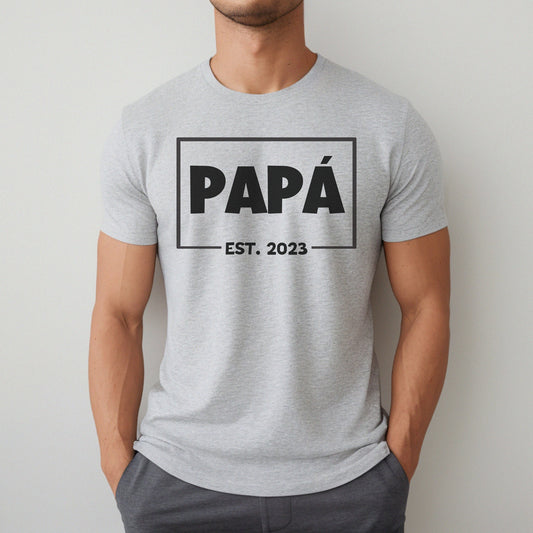 Papá Tshirt, Dia Del Padre, Papá Tee Regalo, Regalo Papa, Fathers Day Gift, Fathers Day Shirt, Papá Shirt, Feliz Dia De Padre, Nuevo Papá