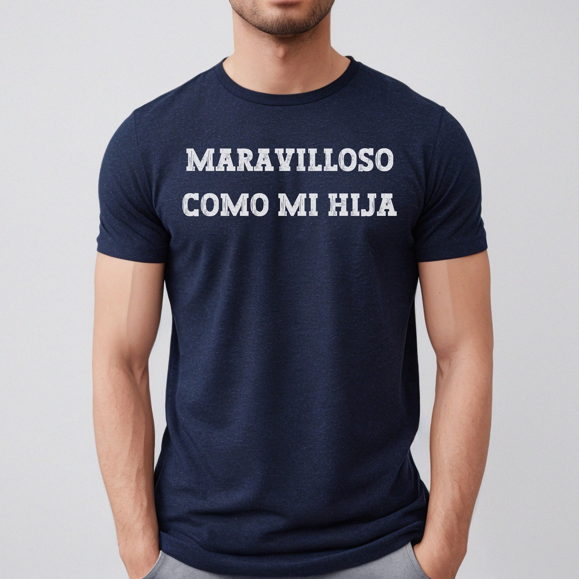 Maravilloso Como Mi Hija, Awesome Like My Daughter Shirt, Fathers Day Gift, Dia Del Padre, Spanish Fathers Day, Daughter Gift, Dad Gift