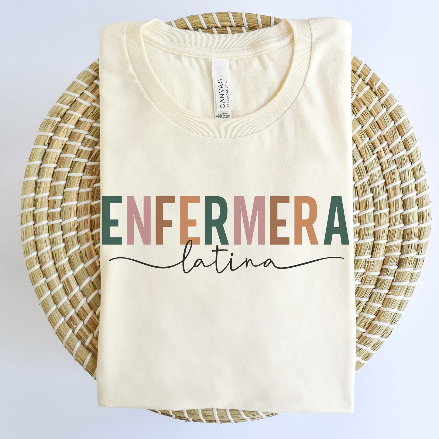 Enfermera Latina, Mujeres En Medicina, Enfermera T Shirt, Enfermera Shirt, Nurse Shirt, La Enfermera Shirt, Spanish Nurse, Registered Nurse