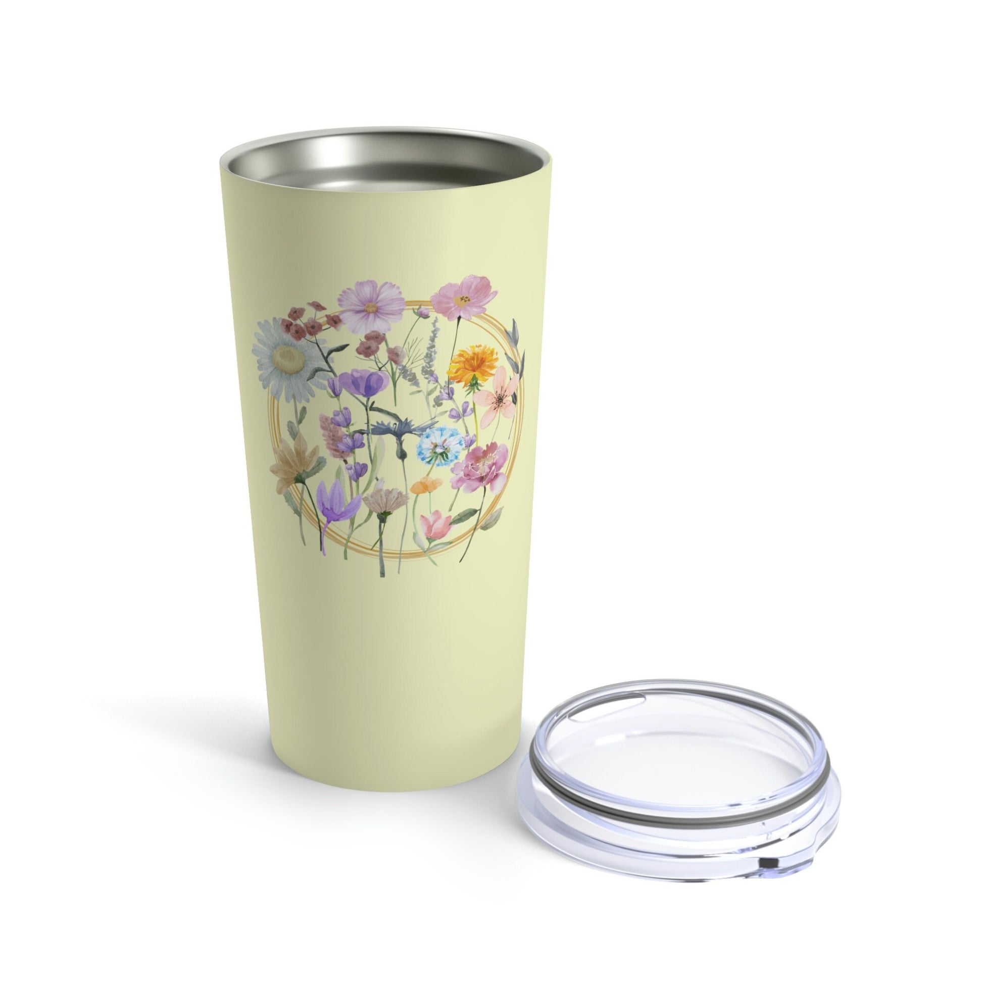 Wildflower Tumbler, Flower Tumbler, Gift For Her, Flowers Press, Flowers, Flower Teacher Tumbler, Pressed Flower Tumbler, Gift For Woman