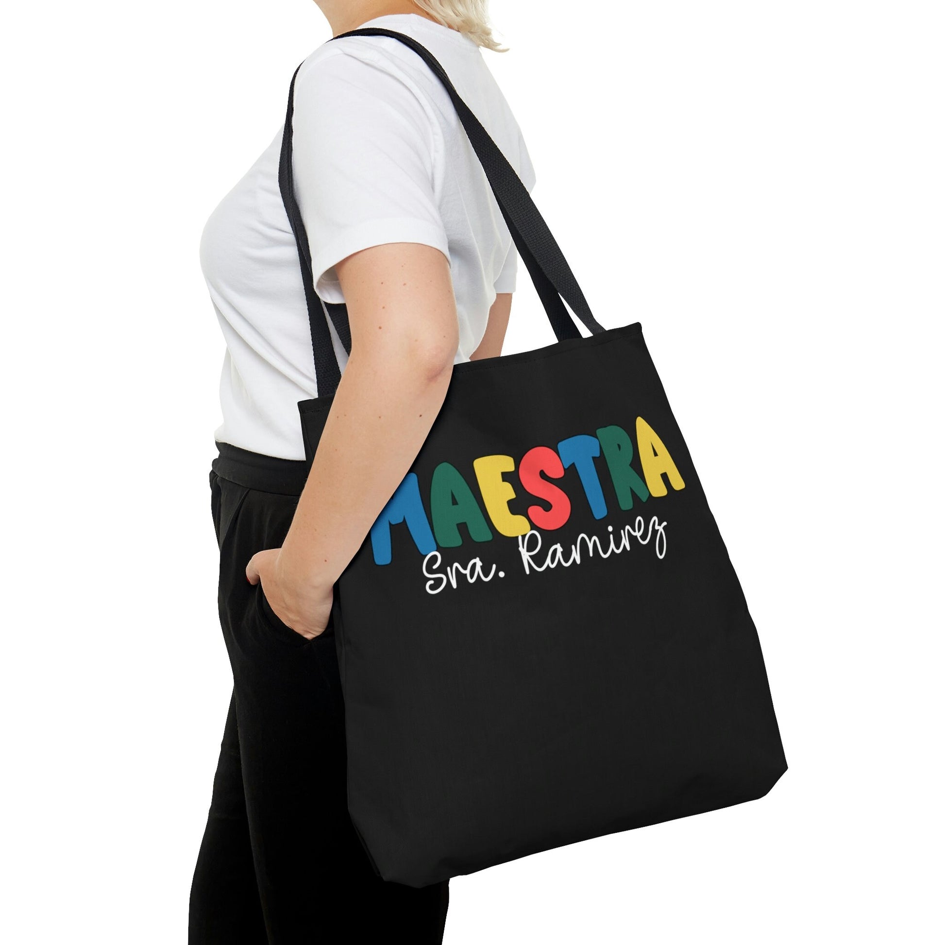 Maestra Tote Bag, Maestra Tote, Maestra Español, Maestra Bilingue Tote, Maestra Totebag, Teacher Totebag, Personalized Totebag, Maestras