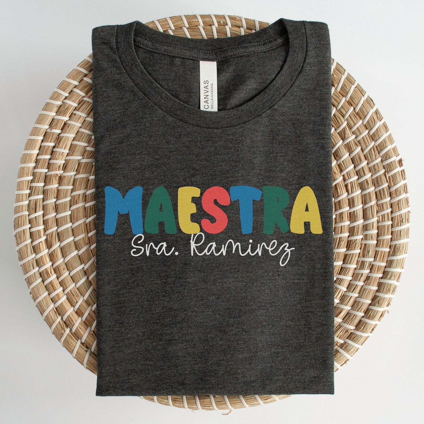 Camiseta Personalizada, Camisas De Maestra, Regalos Para Maestra, Regalo Personalizado, Maestra Shirt, ESL Teacher, Dual Language Teacher