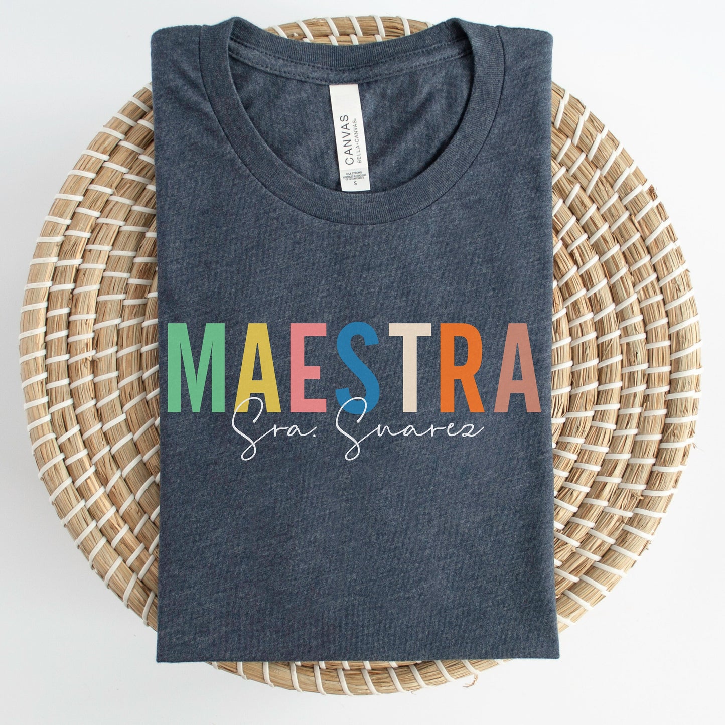 Camiseta Personalizada, Camisas De Maestra, Regalos Para Maestra, Regalo Personalizado, Maestra Shirt, ESL Teacher, Dual Language Teacher