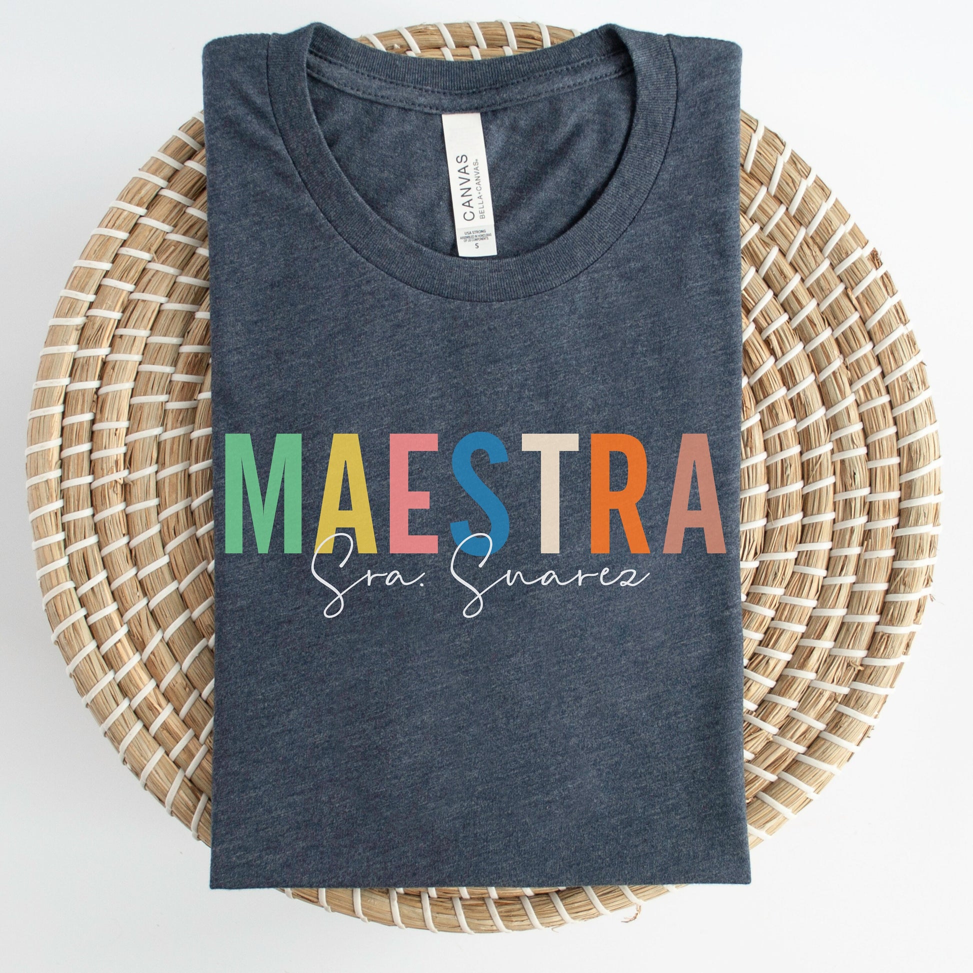 Camiseta Personalizada, Camisas De Maestra, Regalos Para Maestra, Regalo Personalizado, Maestra Shirt, ESL Teacher, Dual Language Teacher