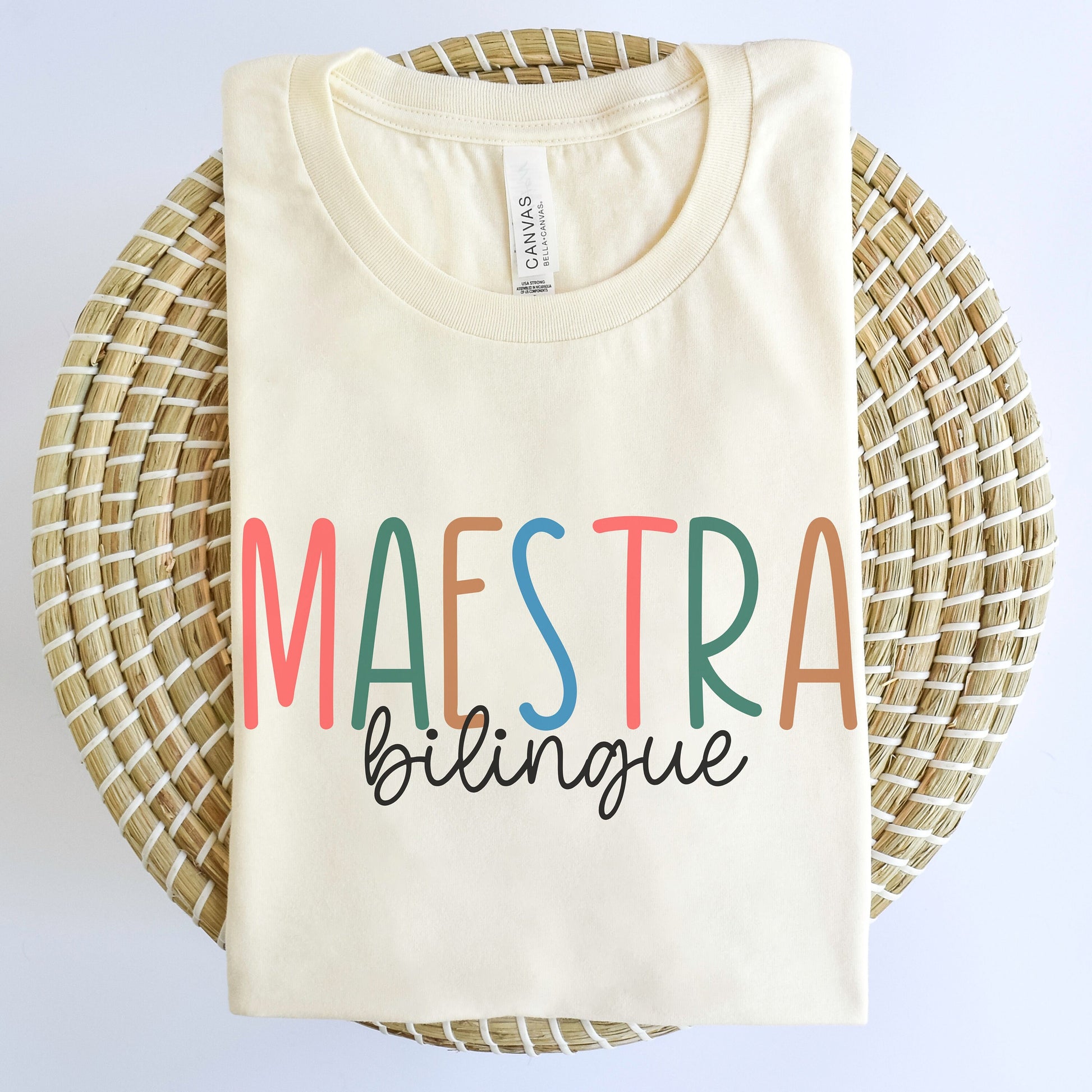 Maestra Bilingue T Shirt, ESL Teacher, Maestra Español, Dual Language Teacher, Bilingual Shirts, Camisas De Maestra, Regalos Para Maestra