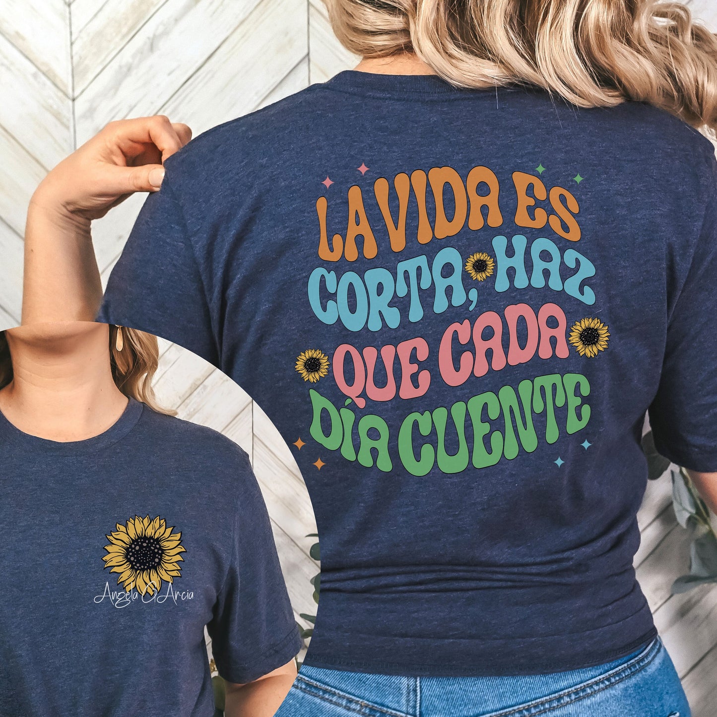La Vida Es Corta Haz Que Dia Cuente Shirt, Mental Health Quote Shirt, School Psychologists, Gift For Women, Mujeres Shirt, Personalized Gift