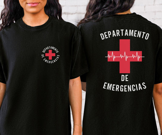 Departamento De Emergencias, Enfermera Latina, Mujeres En Medicina, Enfermera T Shirt, Enfermera Shirt, Nurse Shirt, Emergency Department