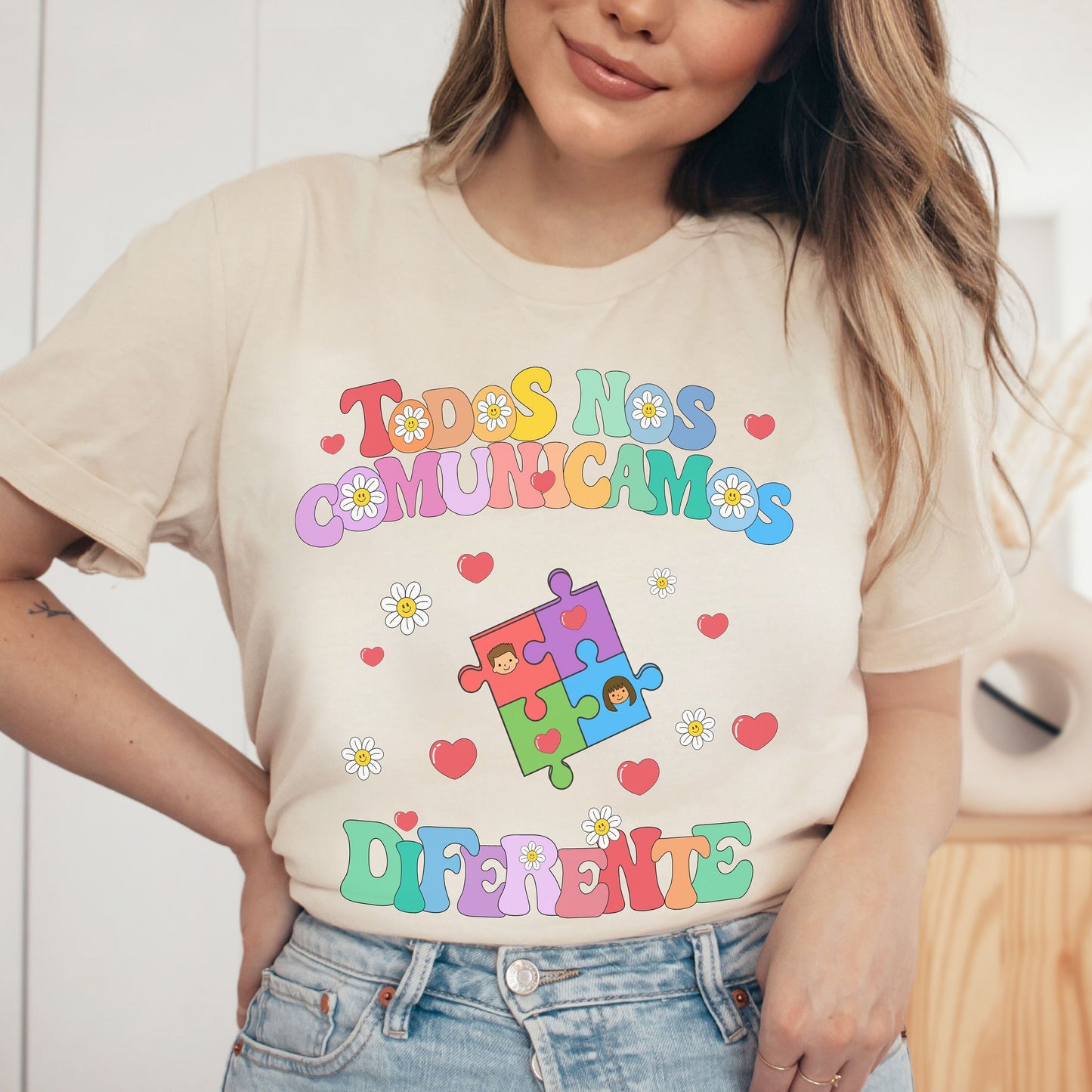 Autismo Tshirt, Camisa Autismo, Autism Awareness T Shirts, Amo a Alguien Con Autismo, Neurodiversity Shirt, Special Education Shirt, Autismo