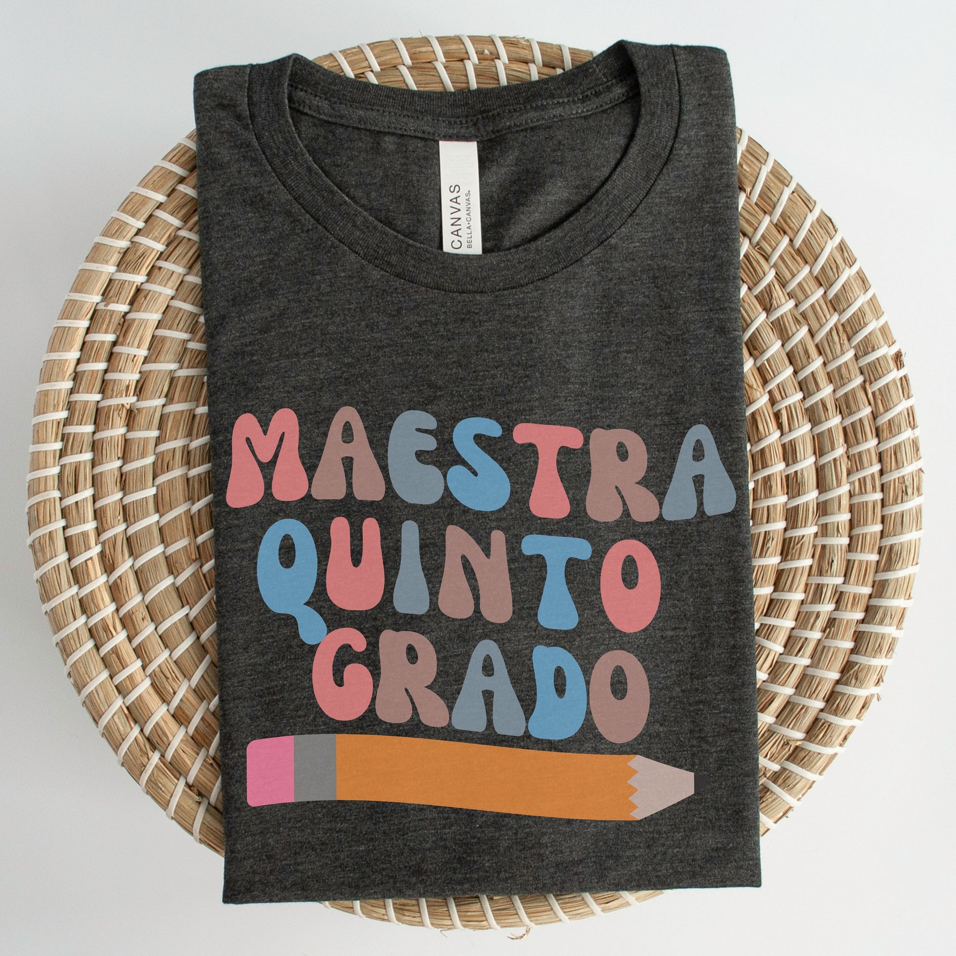 Quinto Grado, Maestra Quinto Grado, Camisas De Maestra, Maestra Español, Maestra Bilingue, Maestra Shirt, Maestra Gift, 5th Grade T
