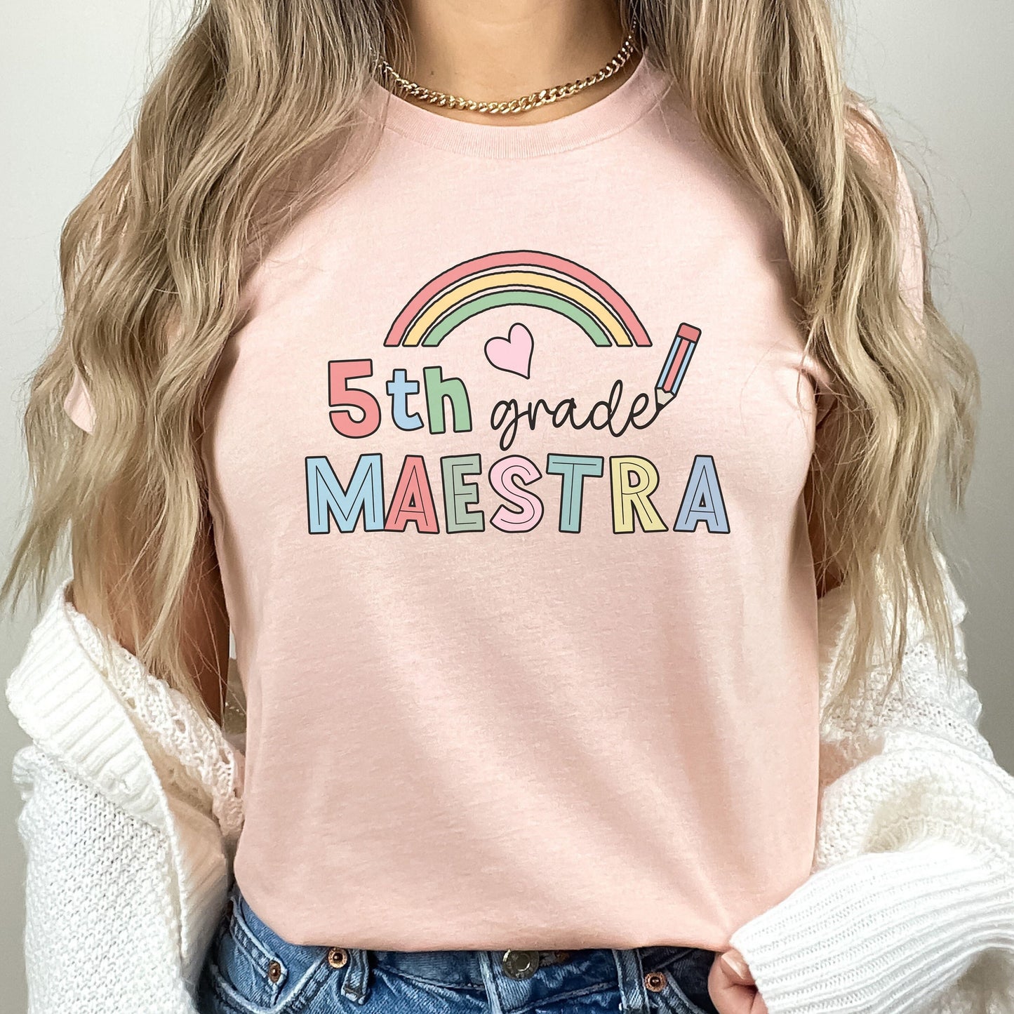 Quinto Grado, Maestra Quinto Grado, Camisas De Maestra, Maestra Español, Maestra Bilingue, Maestra Shirt, Maestra Gift, 5th Grade Teacher